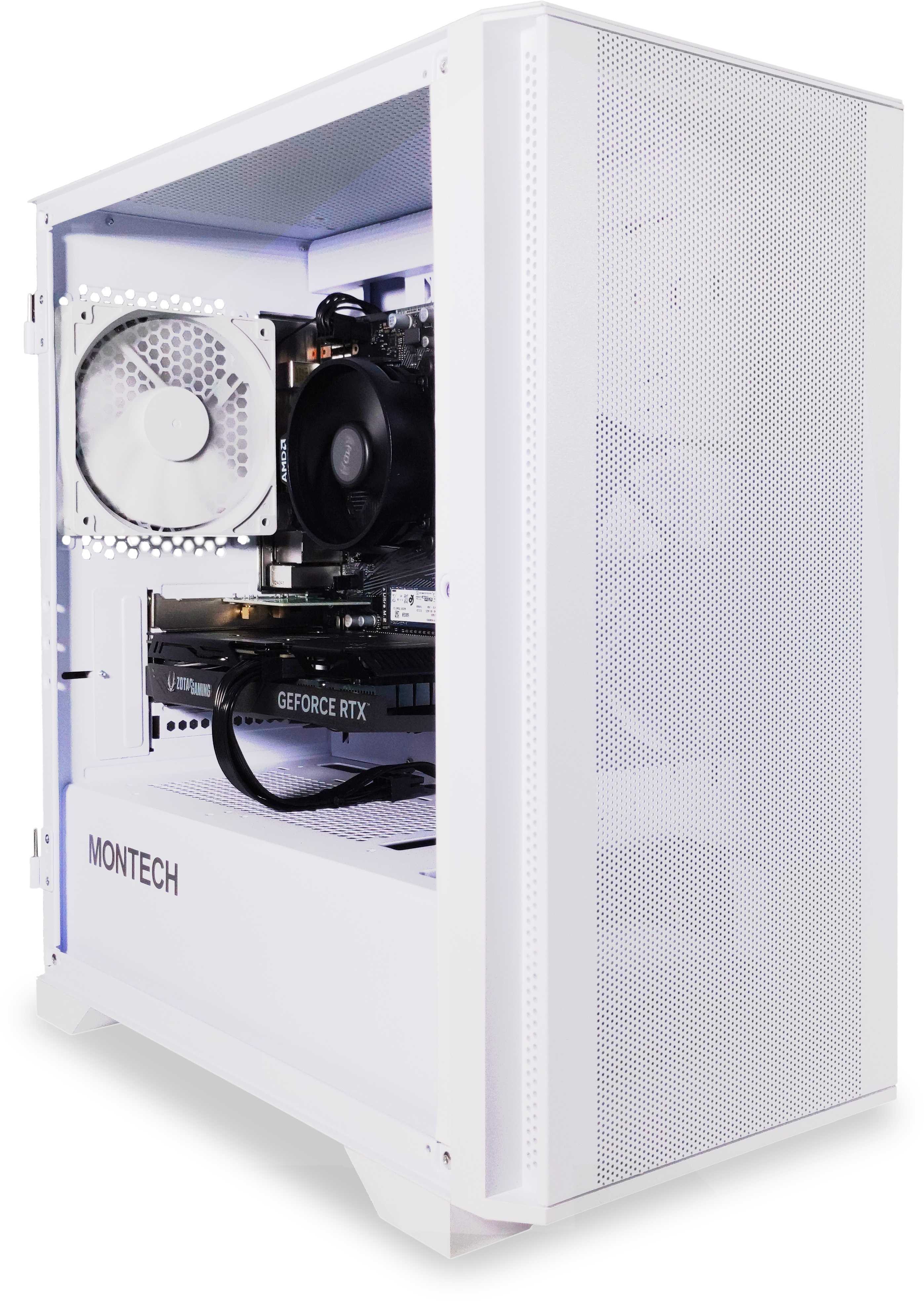 King Mod Systems - Ordenador King Mod Limited-PC R5 4500 16GB 500GB RTX 3050 WiFi W11