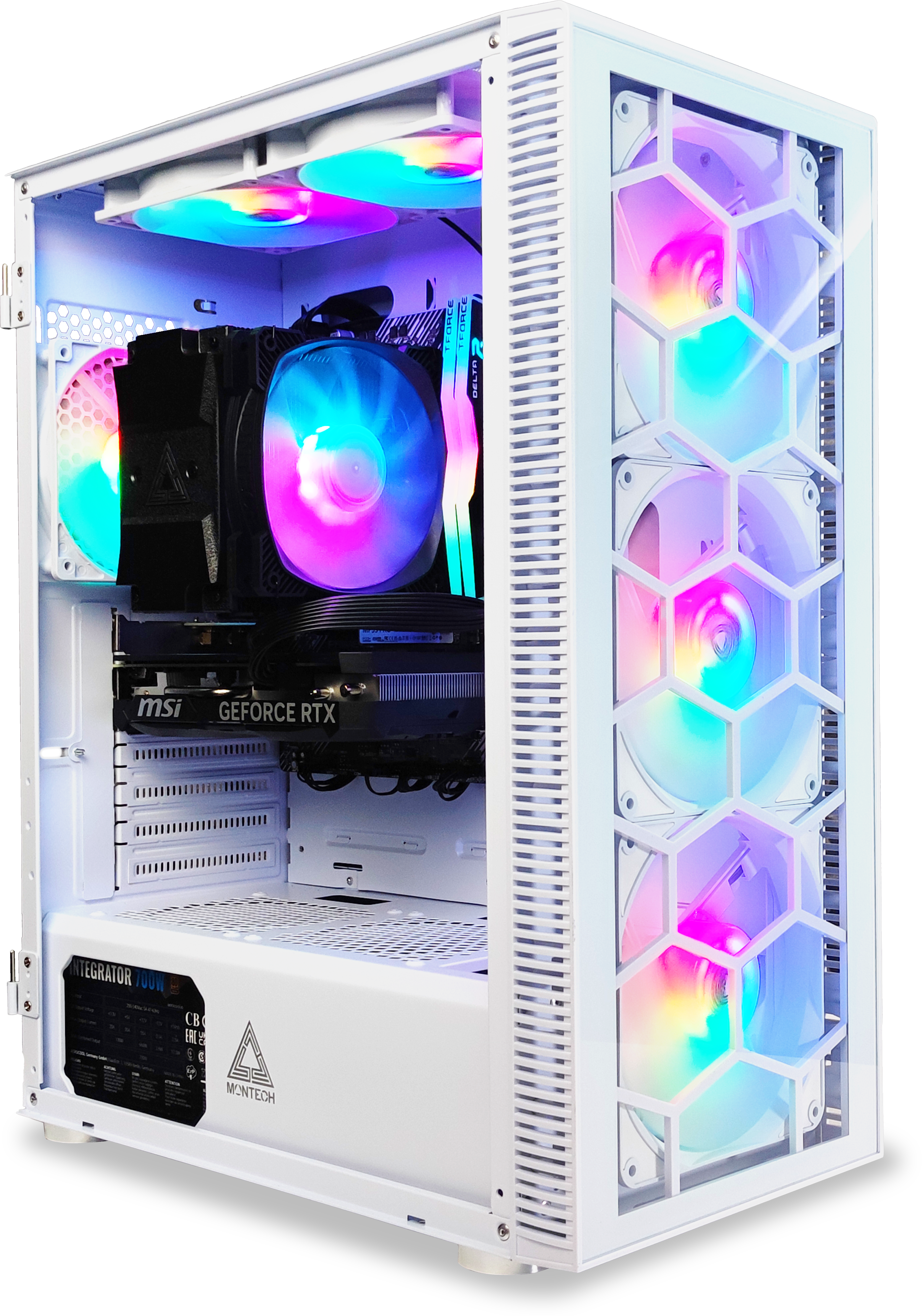 King Mod Systems - Ordenador King Mod Limited-PC Ryzen 7 5700X3D 32GB DDR4 1TB RTX 4060 Ti WIFI W11