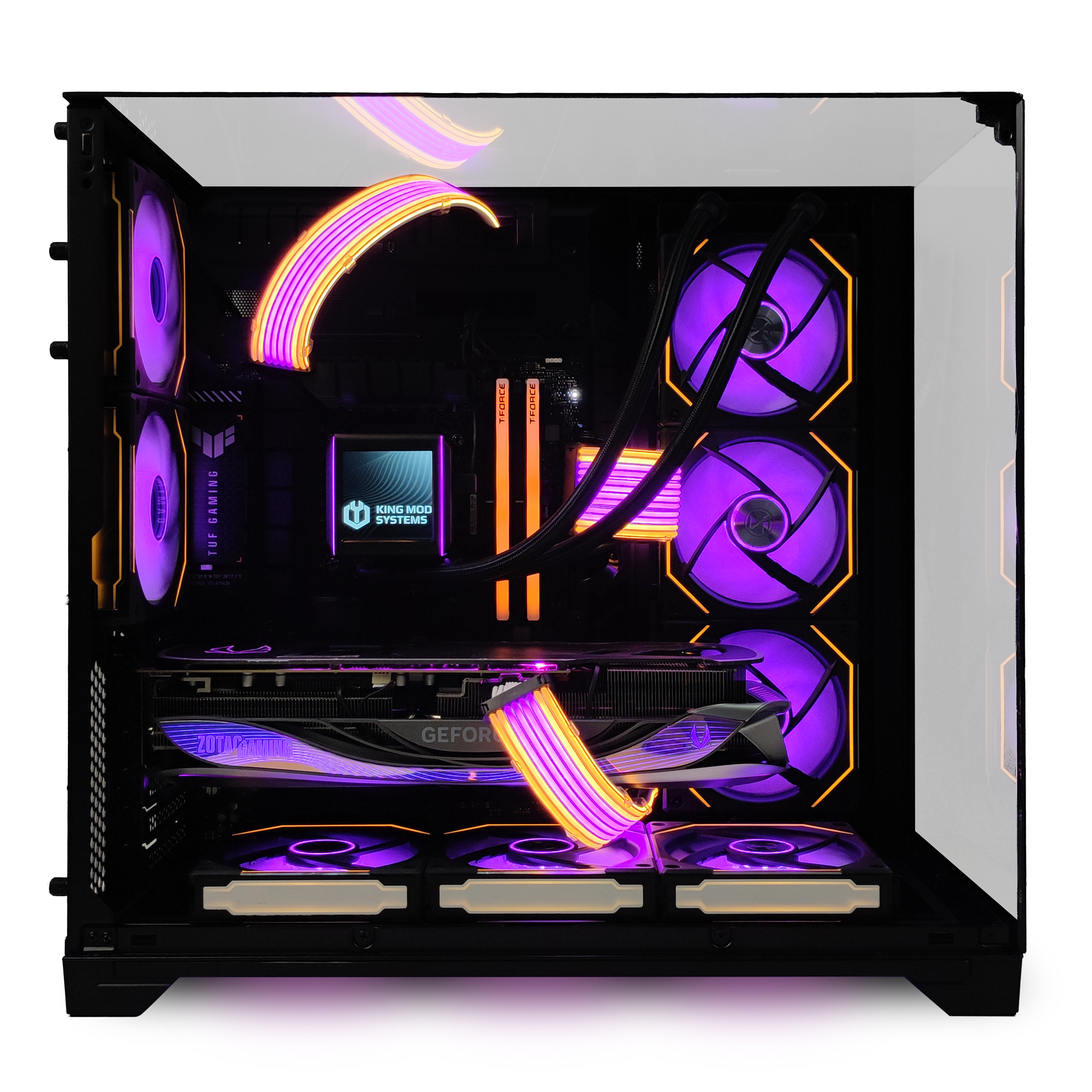 King Mod Systems - Ordenador King Mod Limited-PC Ryzen 7 7800X3D 48GB DDR5 2TB RTX 4080 SUPER WiFi W11 V2