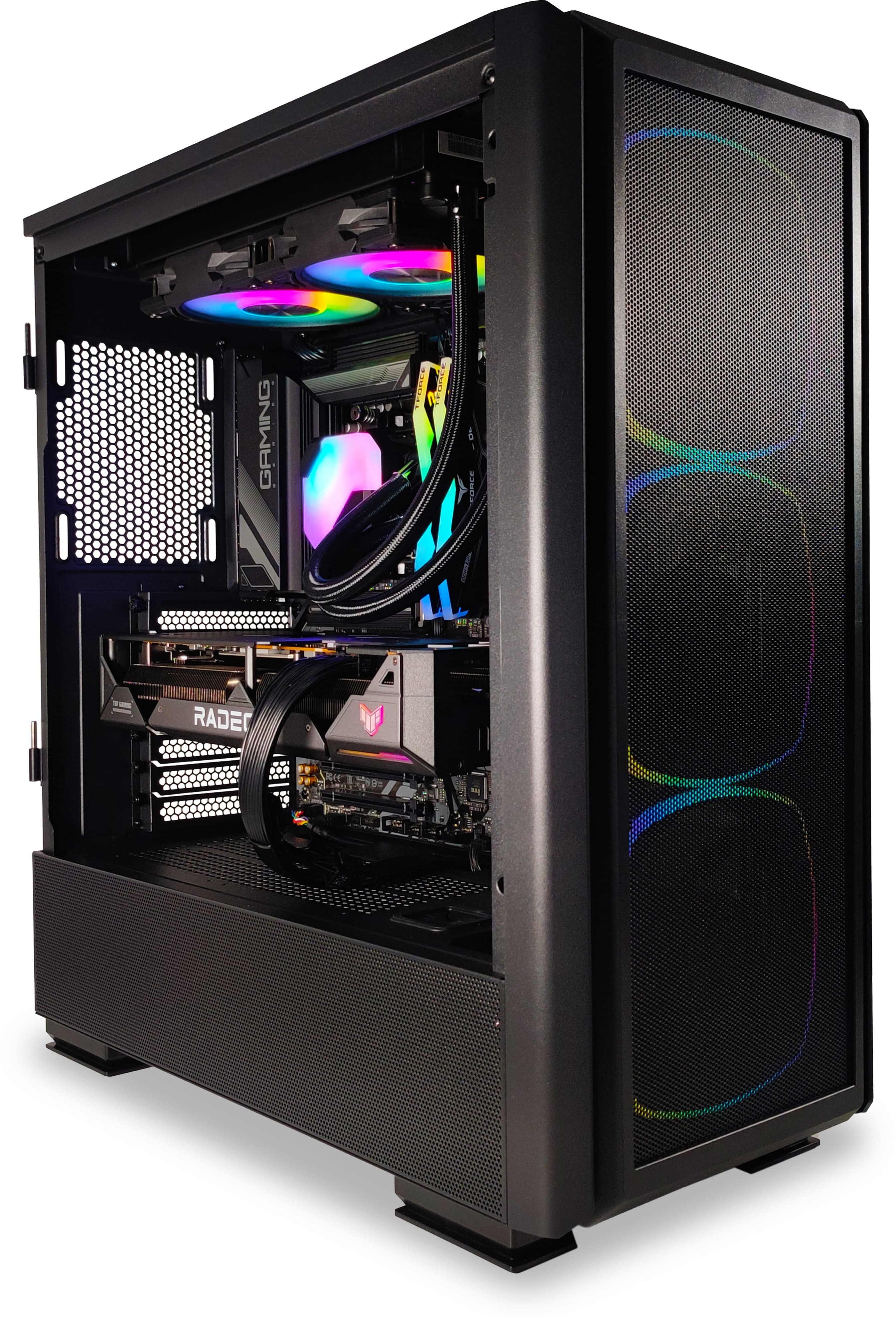 King Mod Systems - Ordenador King Mod Limited-PC Ryzen 9 9900X 32GB DDR5 1TB RX 7800 XT WiFi W11