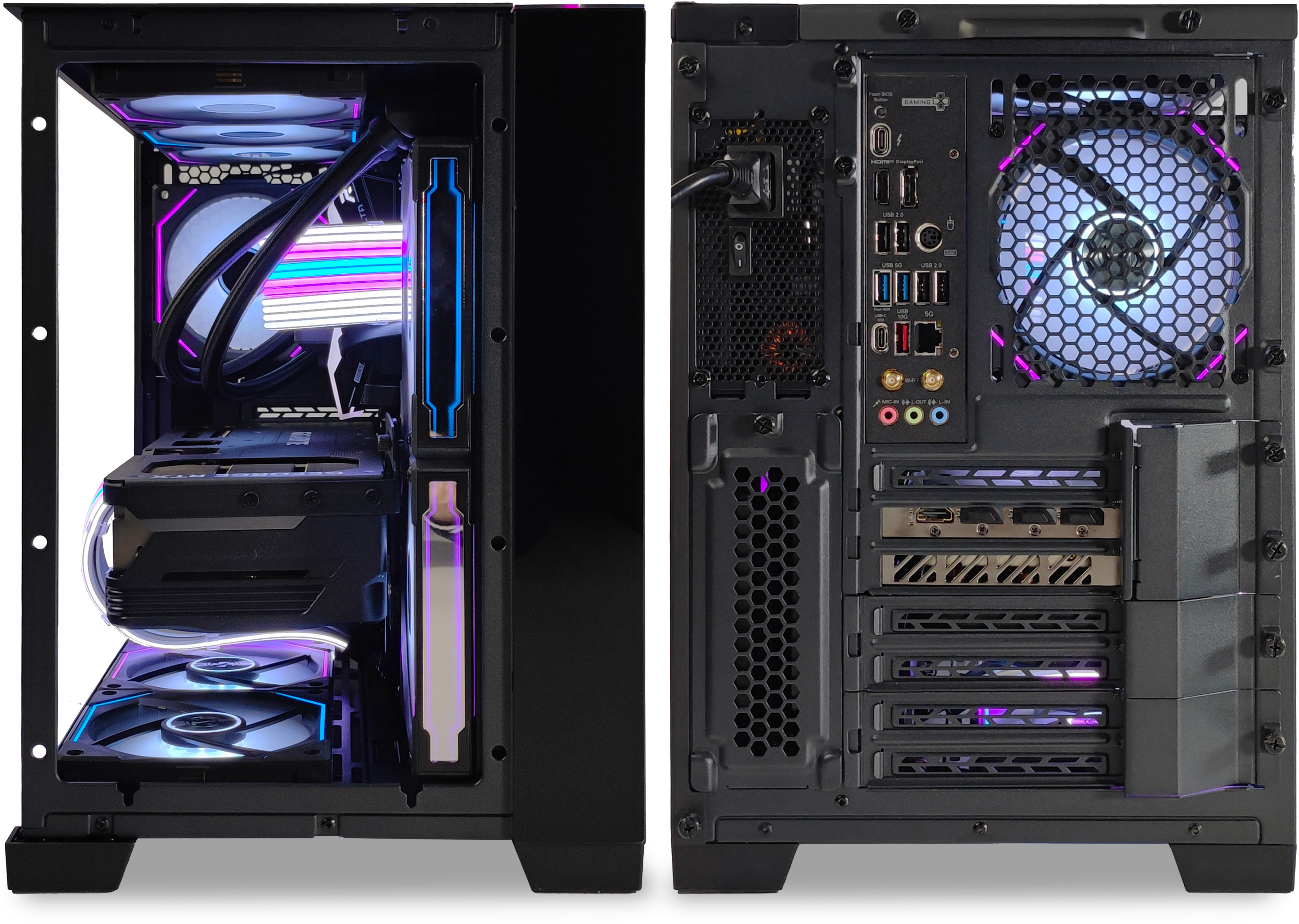 King Mod Systems - Ordenador King Mod Limited-PC Ultra 7 265KF 48GB DDR5 2TB RTX 4080 SUPER WiFi W11