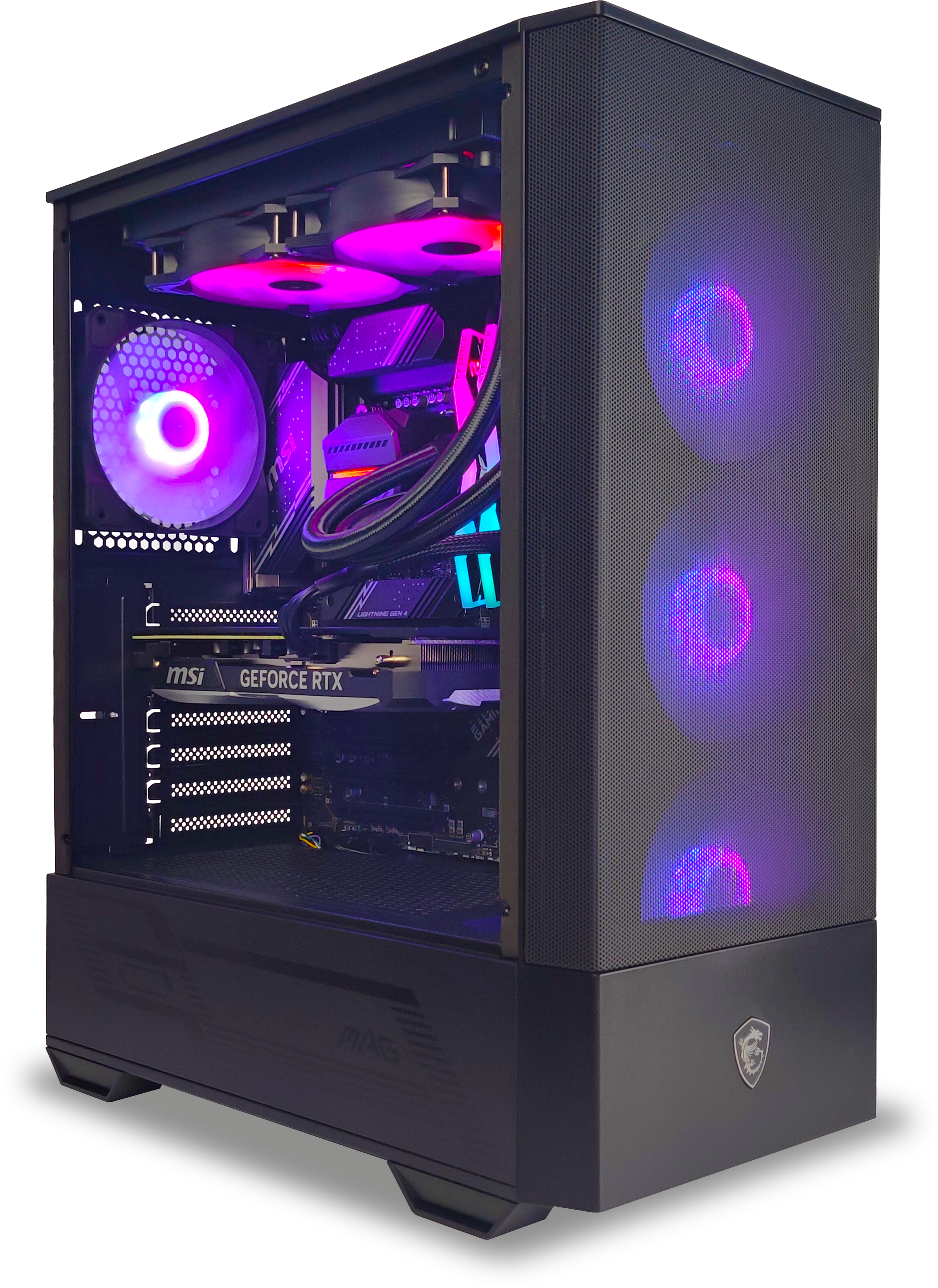 King Mod Systems - Ordenador King Mod Gamer-PC Powered by MSI i5 14600KF 32GB DDR5 1TB RTX 4070 SUPER WiFi W11