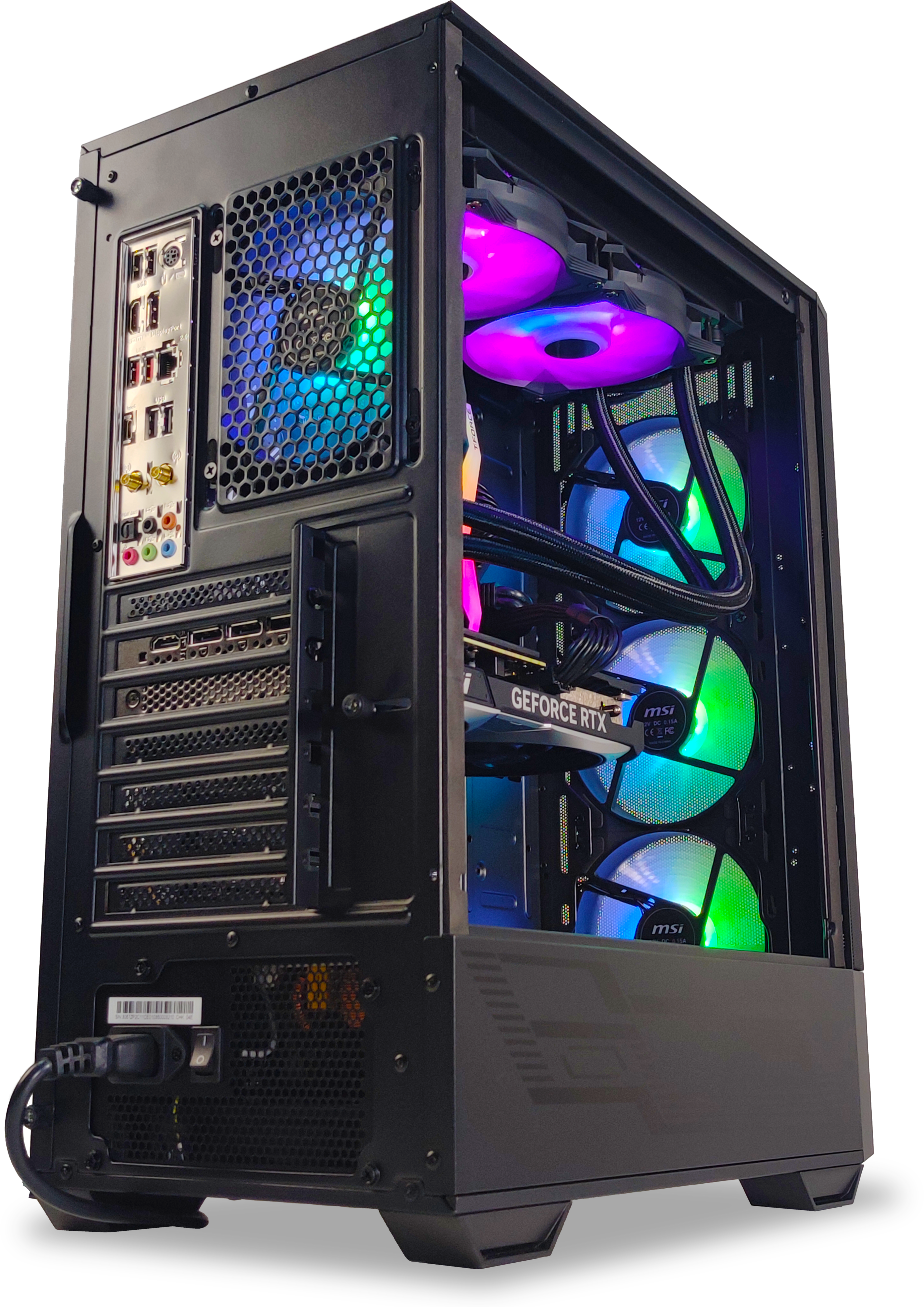 King Mod Systems - Ordenador King Mod Gamer-PC Powered by MSI i5 14600KF 32GB DDR5 1TB RTX 4070 SUPER WiFi W11