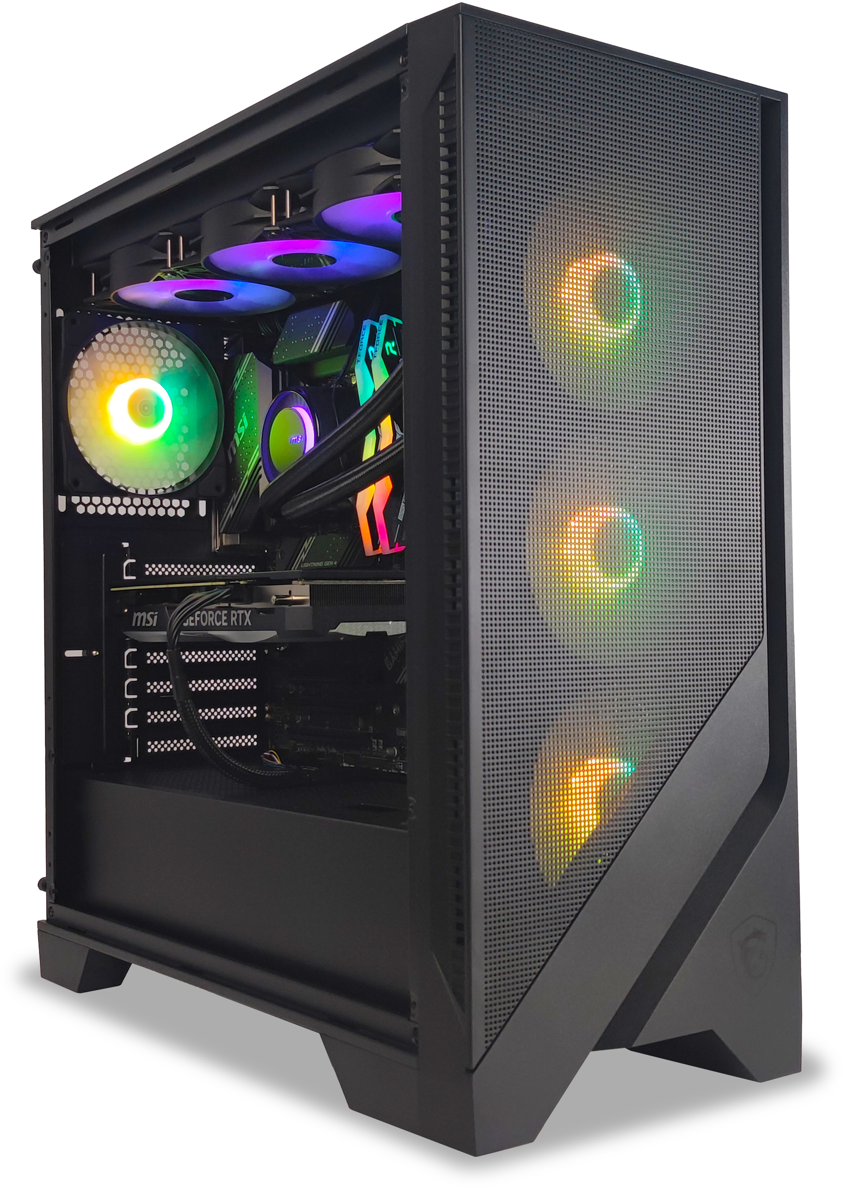 King Mod Systems - Ordenador King Mod Gamer-PC Powered by MSI i5 13600KF 32GB DDR5 1TB RTX 4070 SUPER WiFi W11