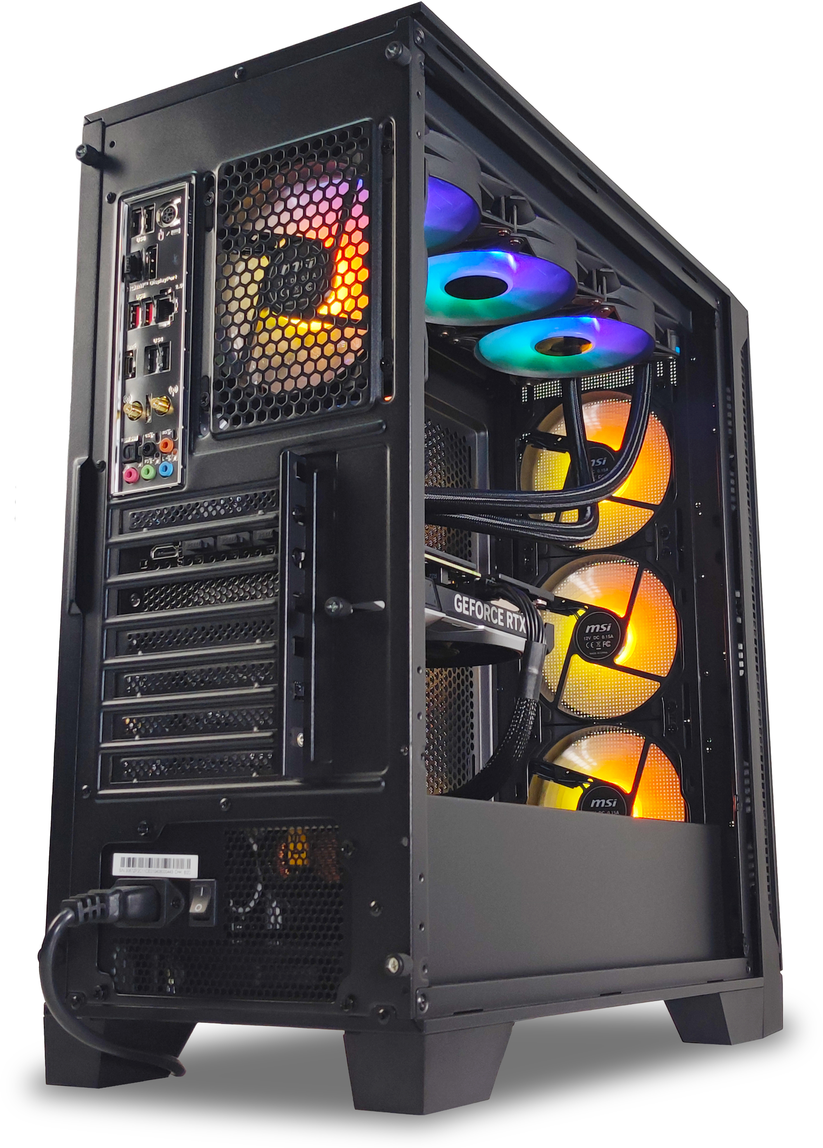 King Mod Systems - Ordenador King Mod Gamer-PC Powered by MSI i5 13600KF 32GB DDR5 1TB RTX 4070 SUPER WiFi W11