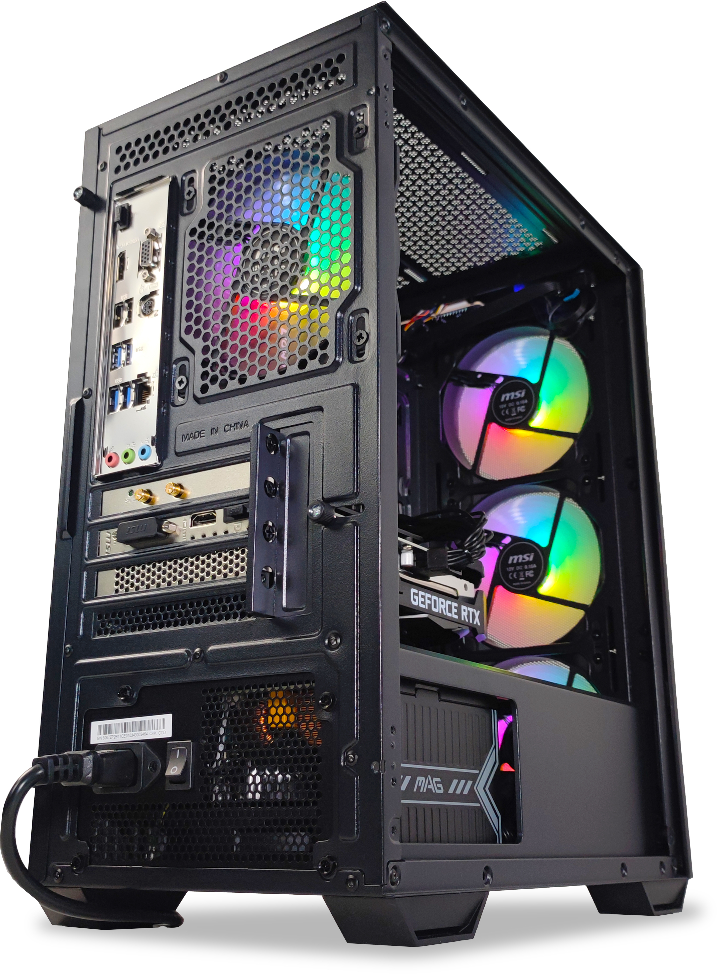 King Mod Systems - Computador King Mod Gamer-PC Powered by MSI Ryzen 5 5500 16GB DDR4 500GB RTX 3050 WIFI W11