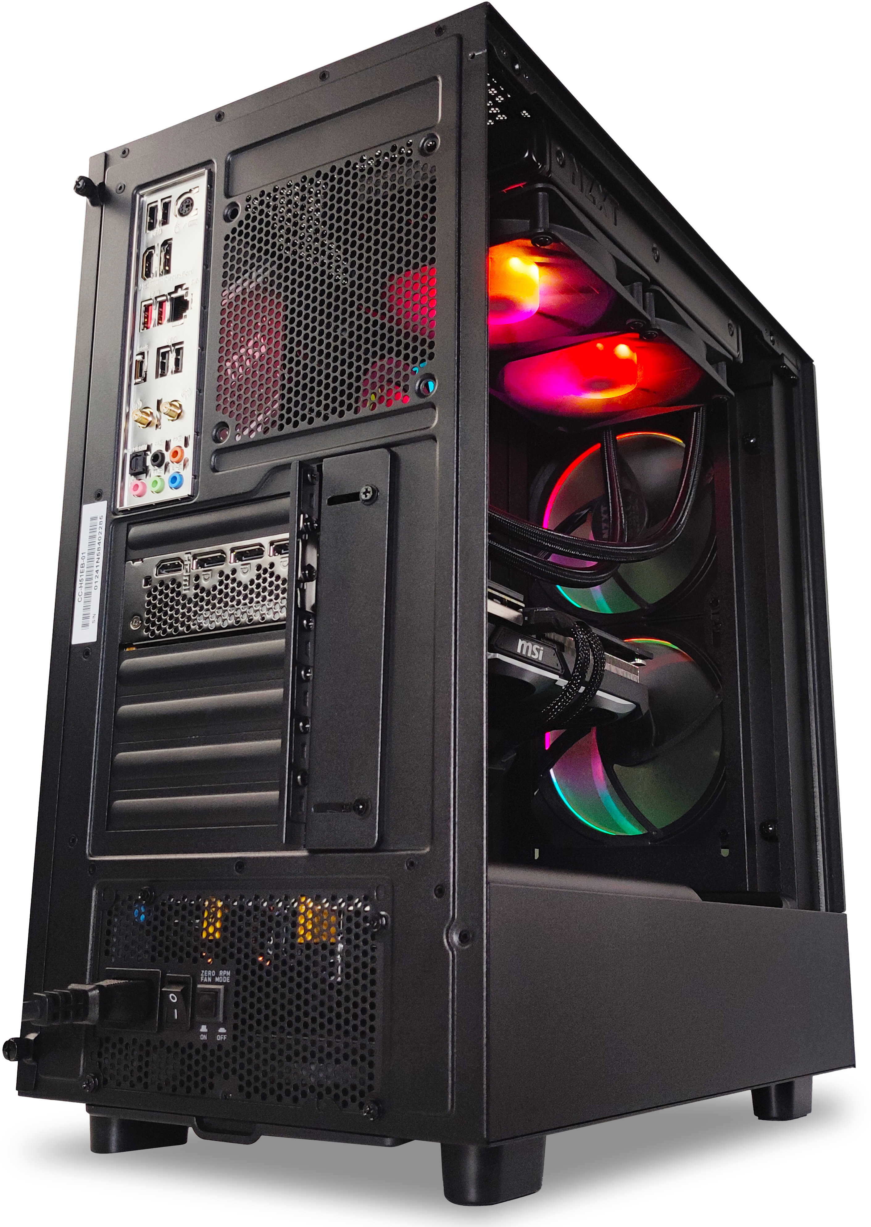 King Mod Systems - Ordenador King Mod Gamer-PC Powered by NZXT x MSI i5 14600KF 32GB DDR5 1TB RTX 4070 SUPER WiFi W11