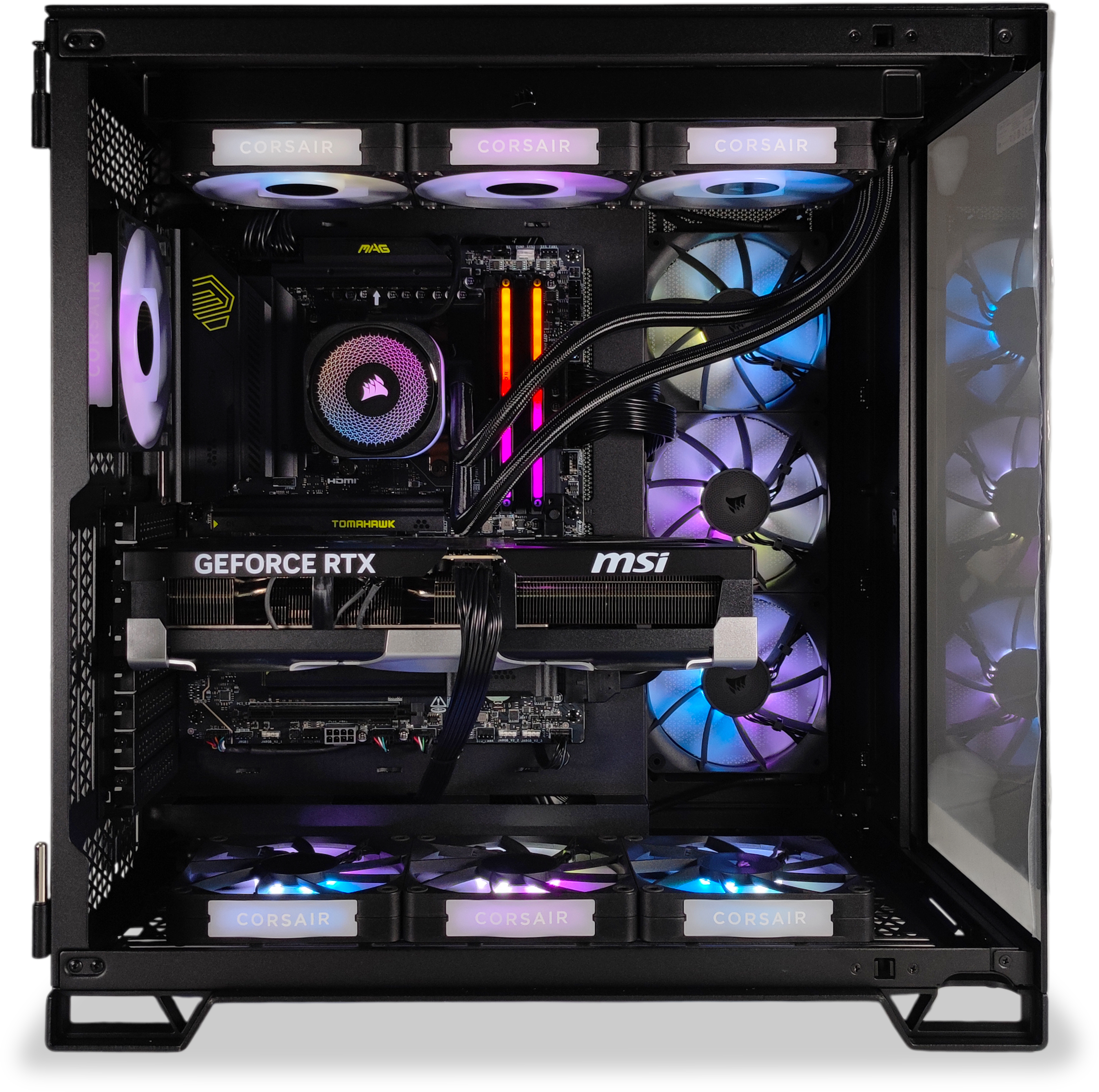 King Mod Systems - Ordenador King Mod Gamer-PC x iCUE Impakt Edition Ryzen 7 9800X3D 64GB DDR5 2TB RTX 5090 WiFi W11