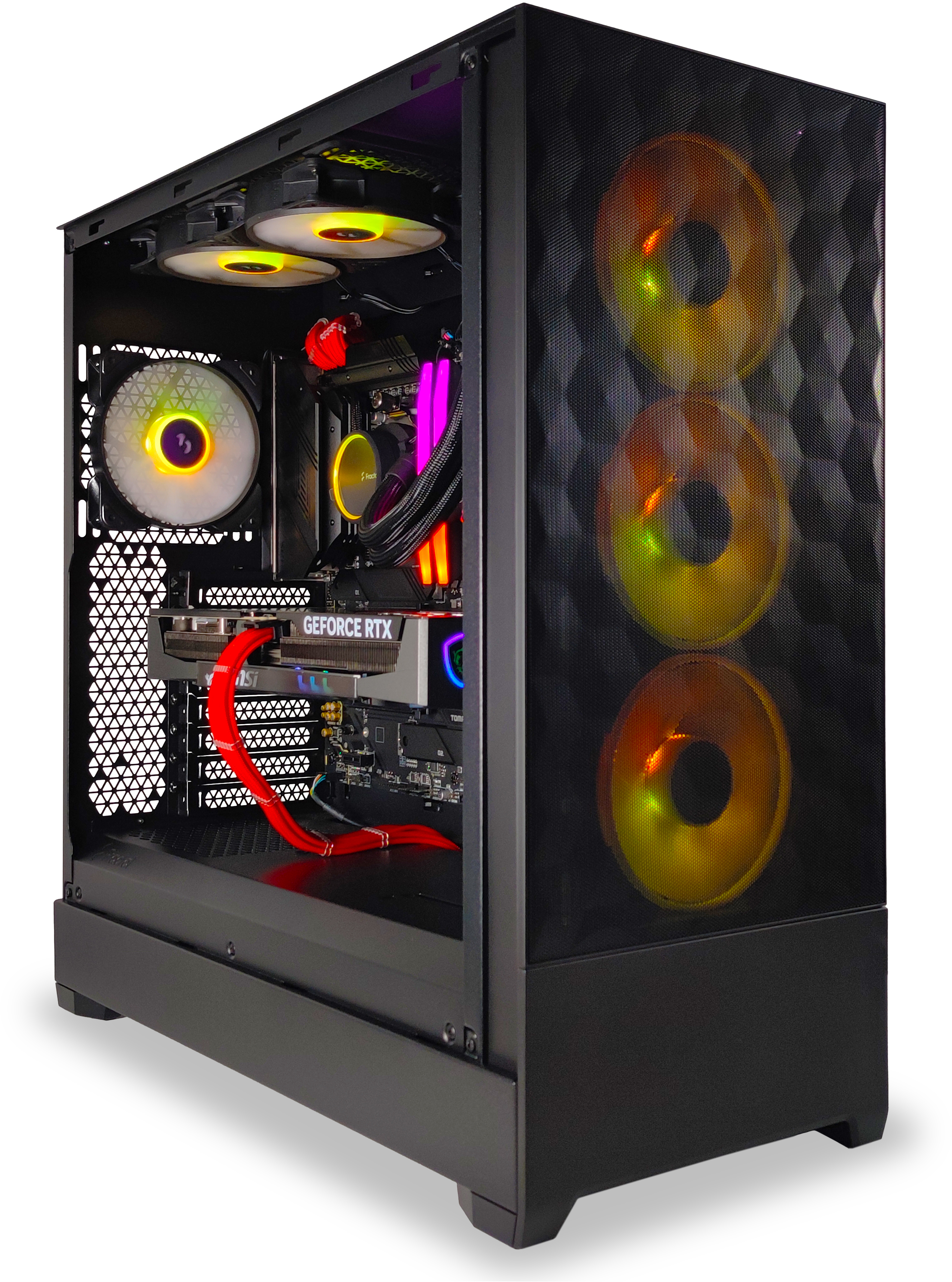 King Mod Systems - Ordenador King Mod Gamer-PC X Fractal Ryzen 7 7800X3D 32GB DDR5 2TB RTX 5080 WiFi W11