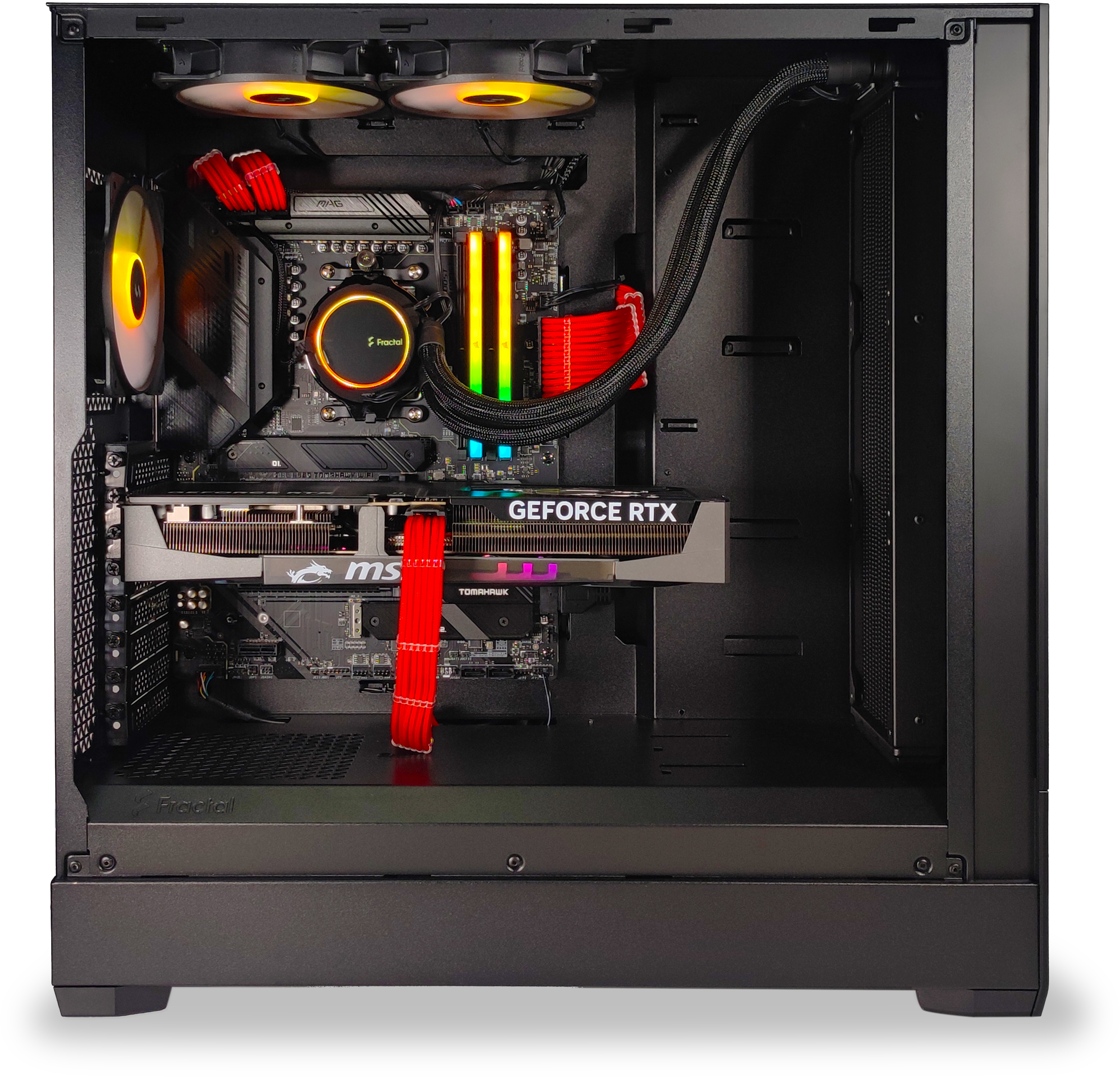 King Mod Systems - Ordenador King Mod Gamer-PC X Fractal Ryzen 7 7800X3D 32GB DDR5 2TB RTX 5080 WiFi W11