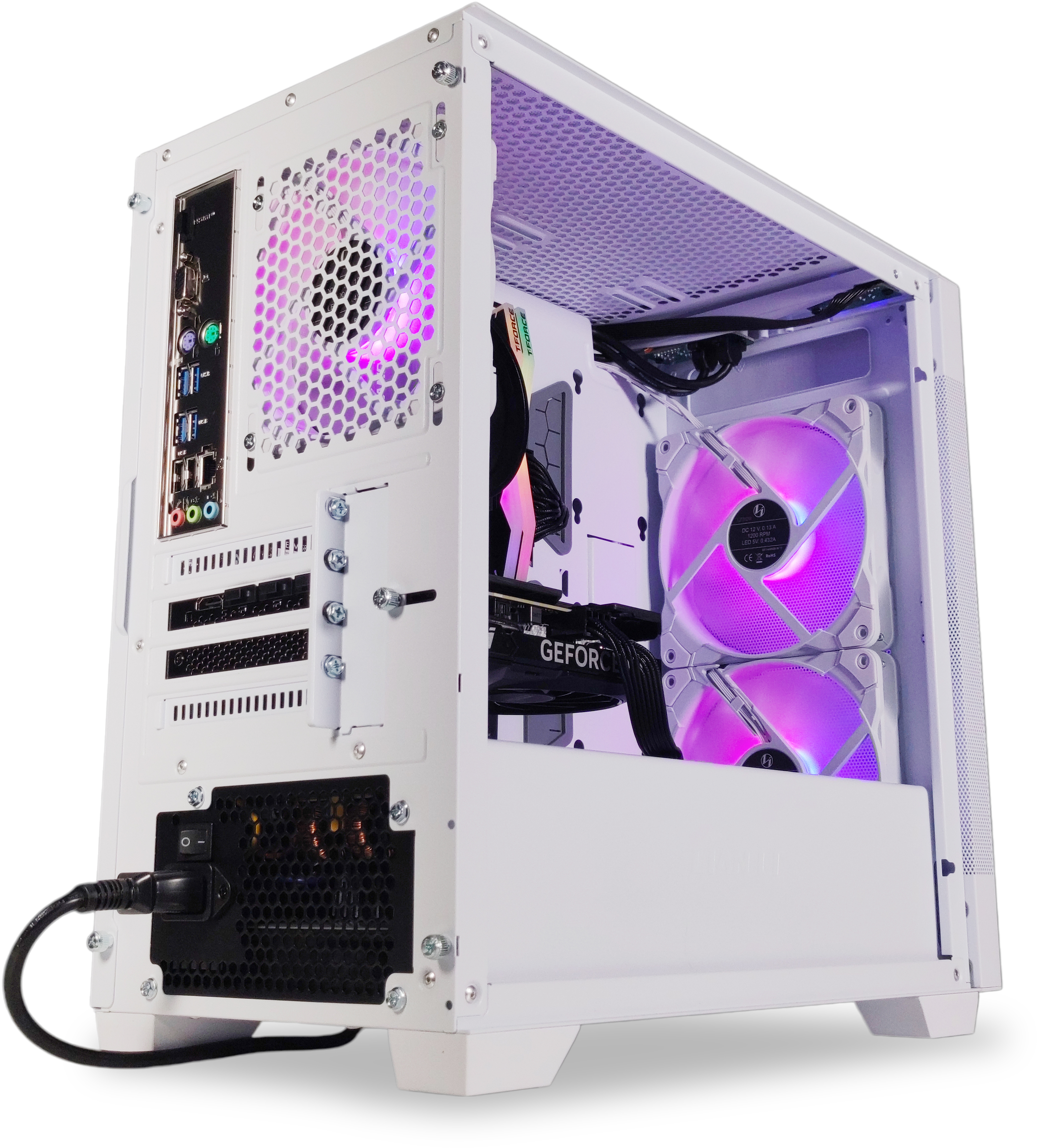 King Mod Systems - Ordenador King Mod Gamer-PC Ryzen 5 7500F 32GB DDR5 1TB RTX 4060 Ti W11