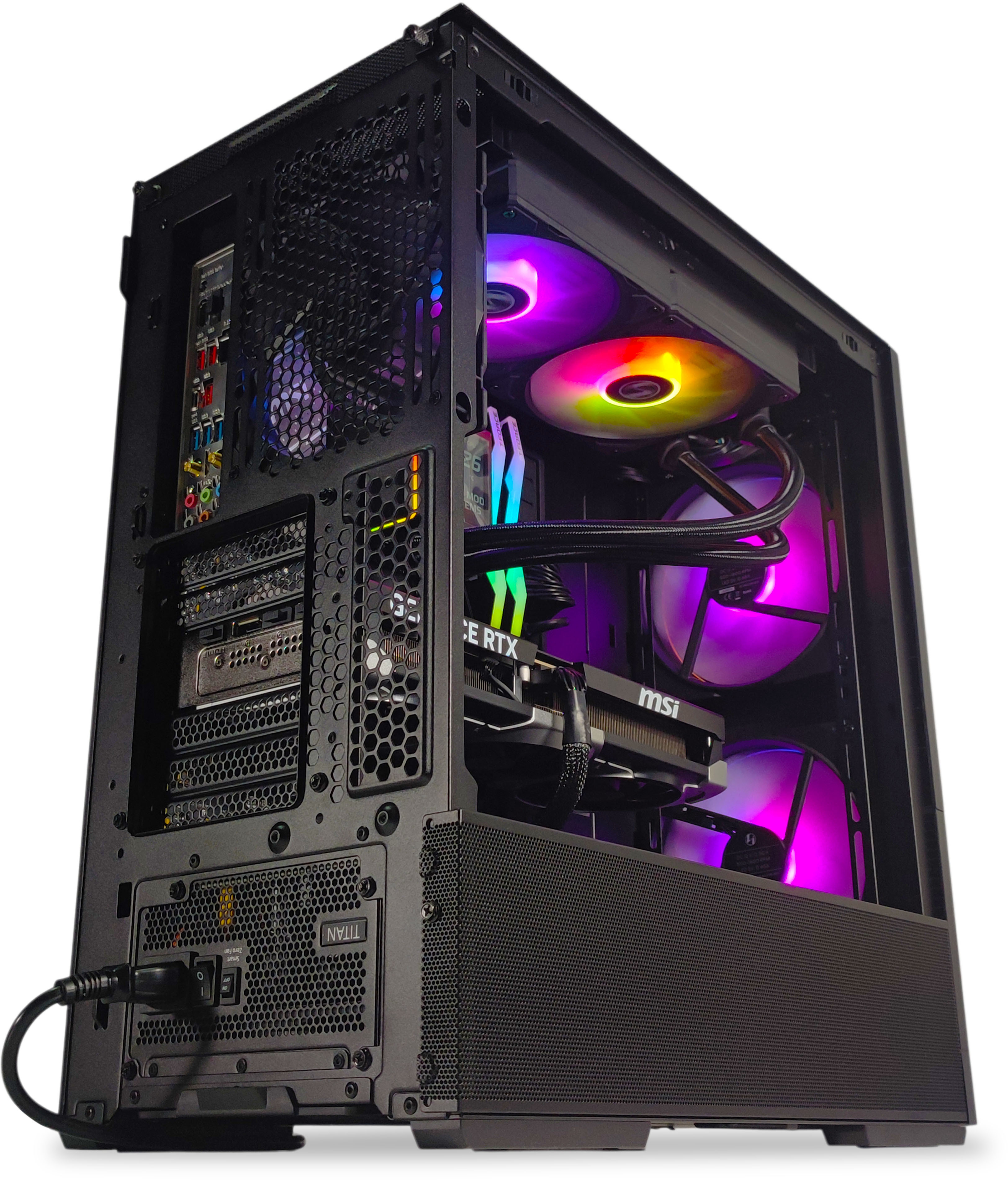 King Mod Systems - Ordenador King Mod Gamer-PC Ryzen 7 7800X3D 32GB DDR5 1TB RTX 5070 Ti WiFi W11