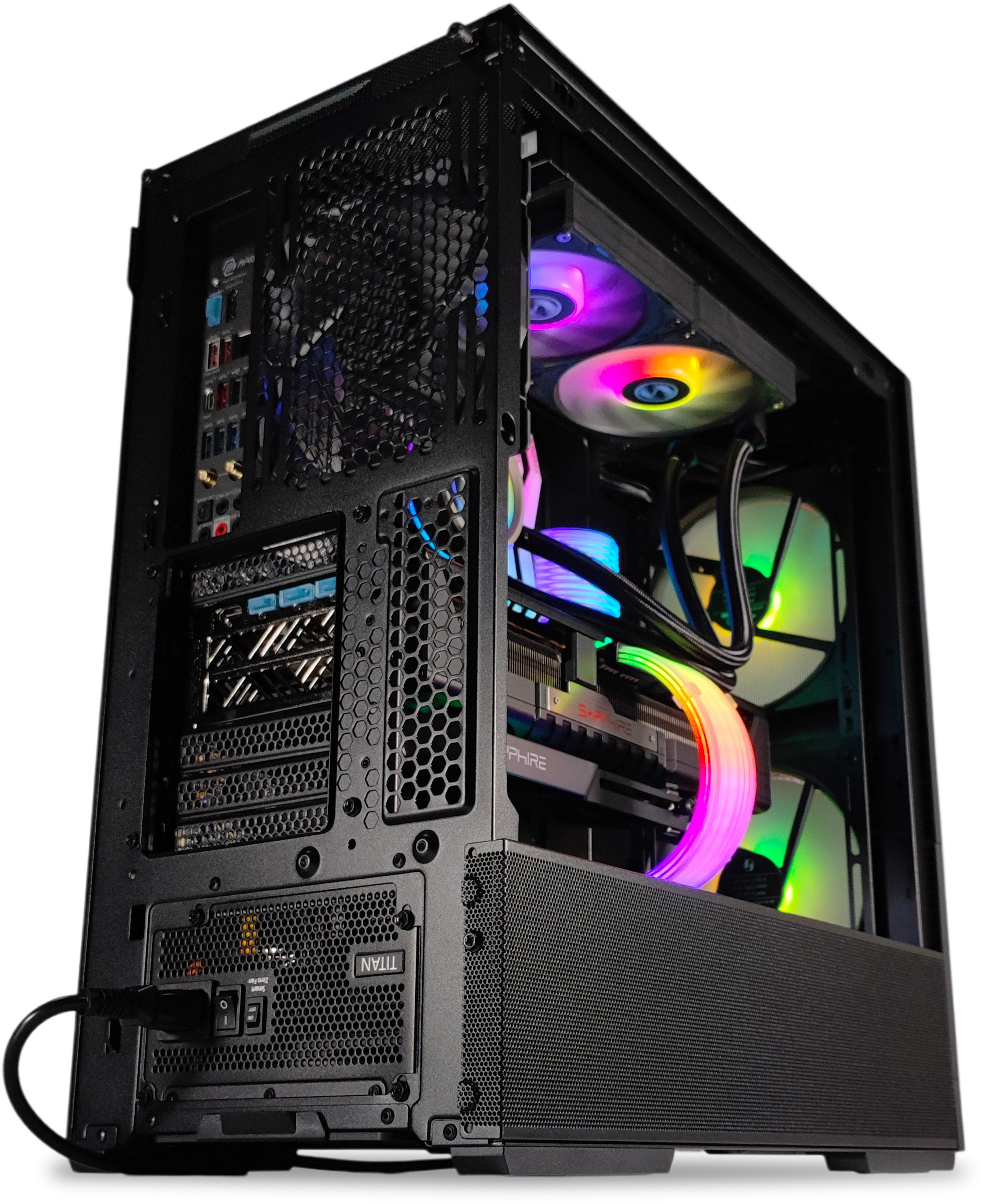 King Mod Systems - Ordenador King Mod Gamer-PC Ryzen 7 9800X3D 32GB DDR5 2TB RX 9070 XT WiFi W11