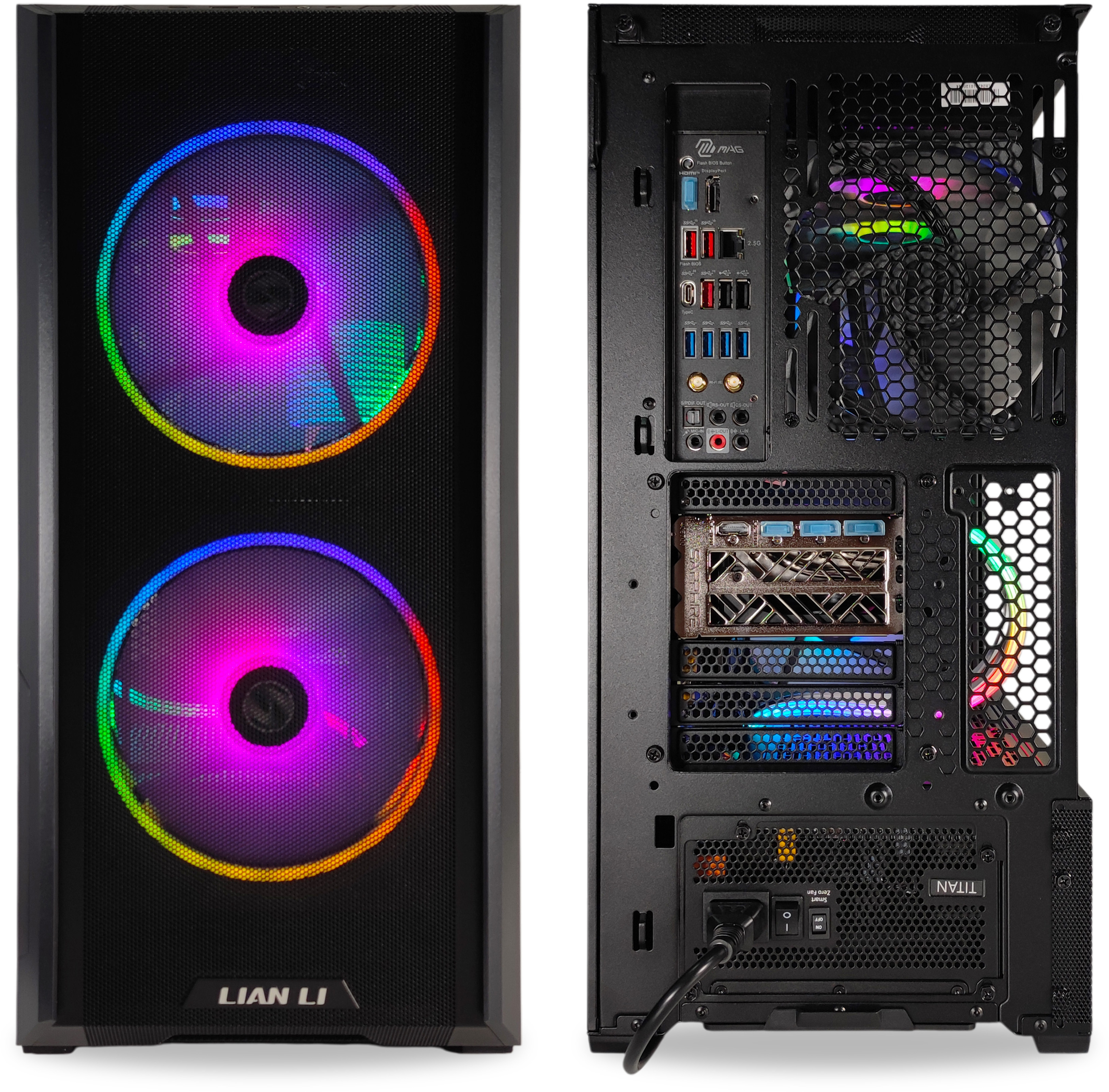 King Mod Systems - Ordenador King Mod Gamer-PC Ryzen 7 9800X3D 32GB DDR5 2TB RX 9070 XT WiFi W11
