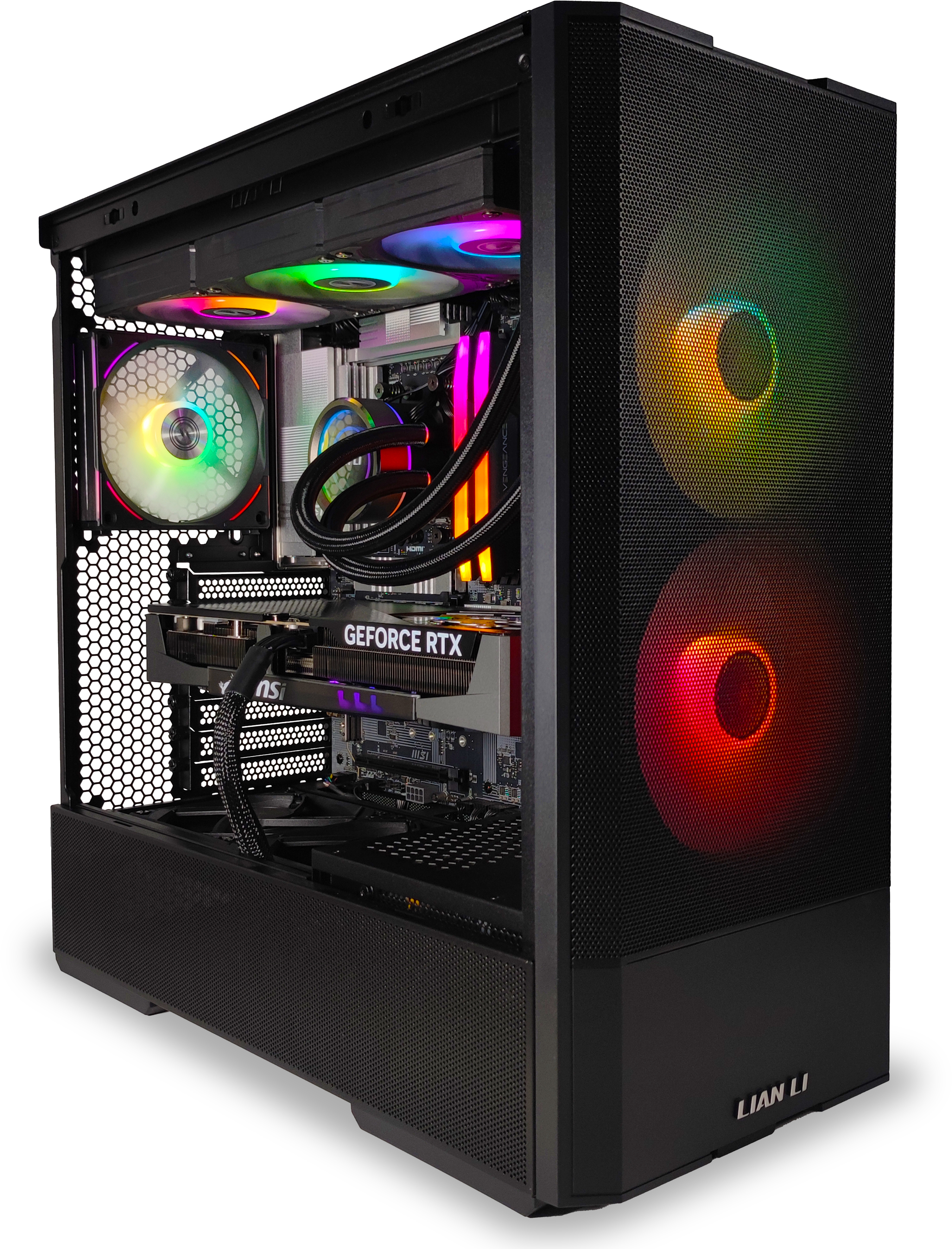 King Mod Systems - Ordenador King Mod Gamer-PC Ryzen 7 9800X3D 64GB DDR5 2TB RTX 5080 WiFi W11