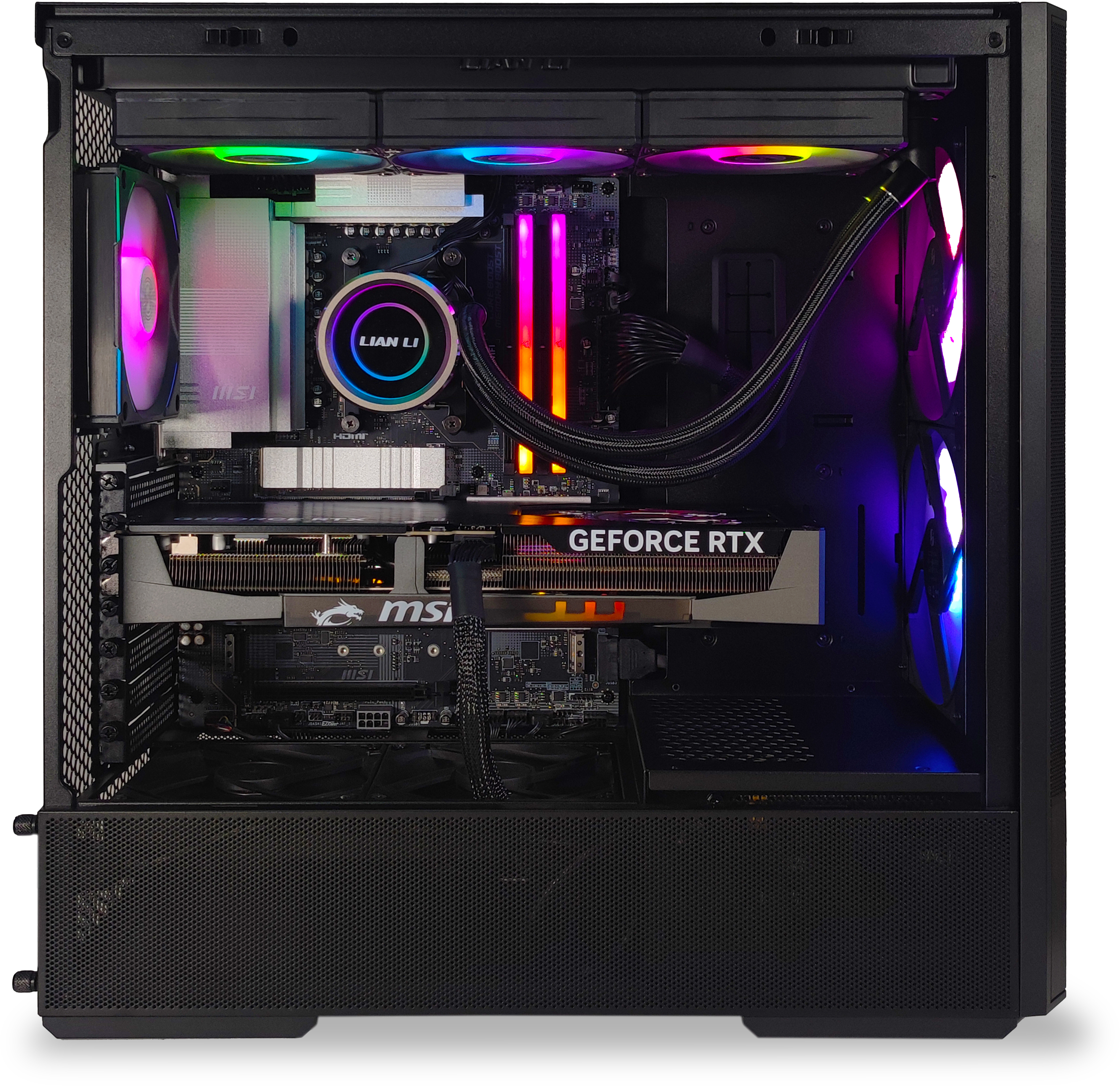 King Mod Systems - Ordenador King Mod Gamer-PC Ryzen 7 9800X3D 64GB DDR5 2TB RTX 5080 WiFi W11