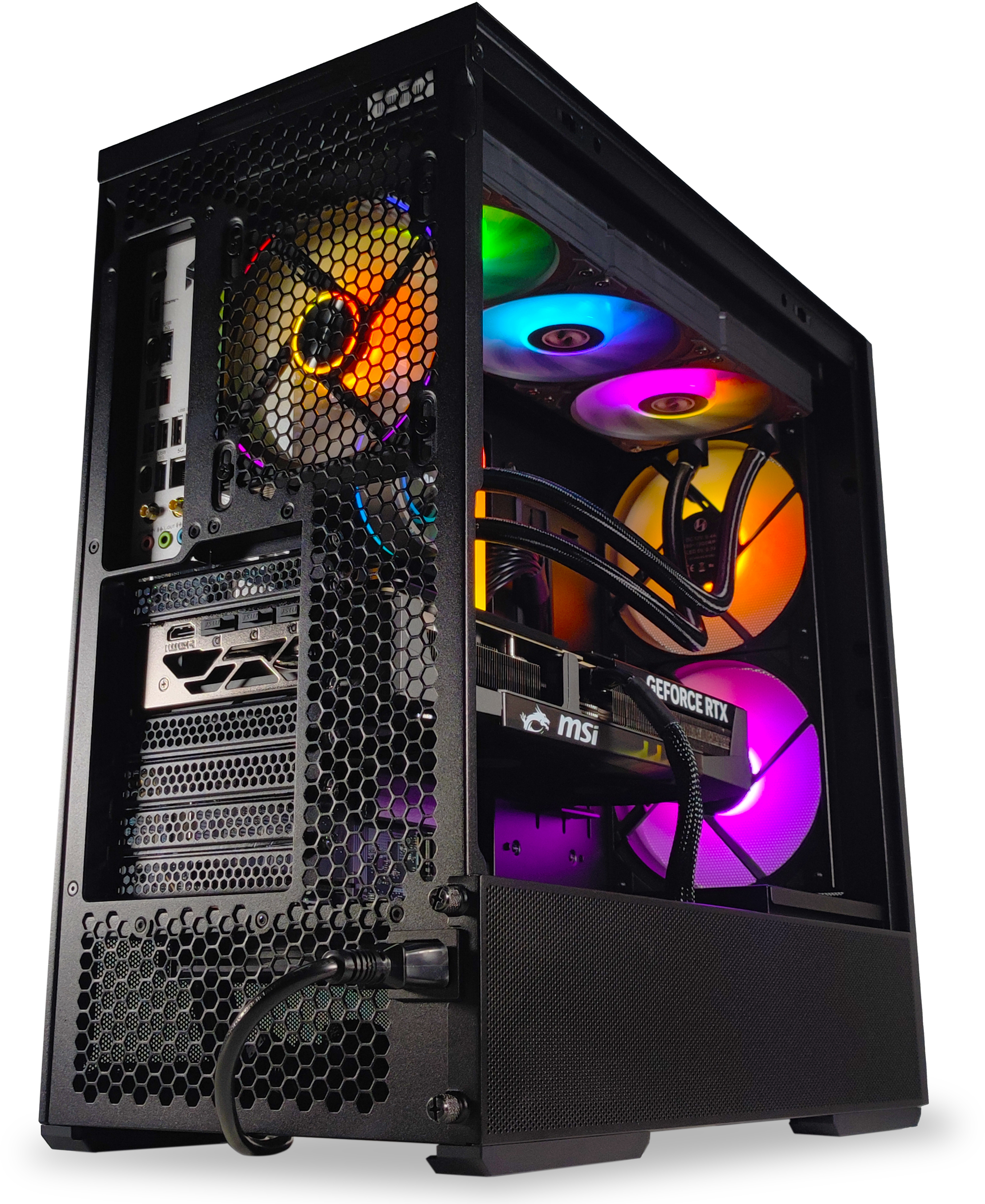 King Mod Systems - Ordenador King Mod Gamer-PC Ryzen 7 9800X3D 64GB DDR5 2TB RTX 5080 WiFi W11