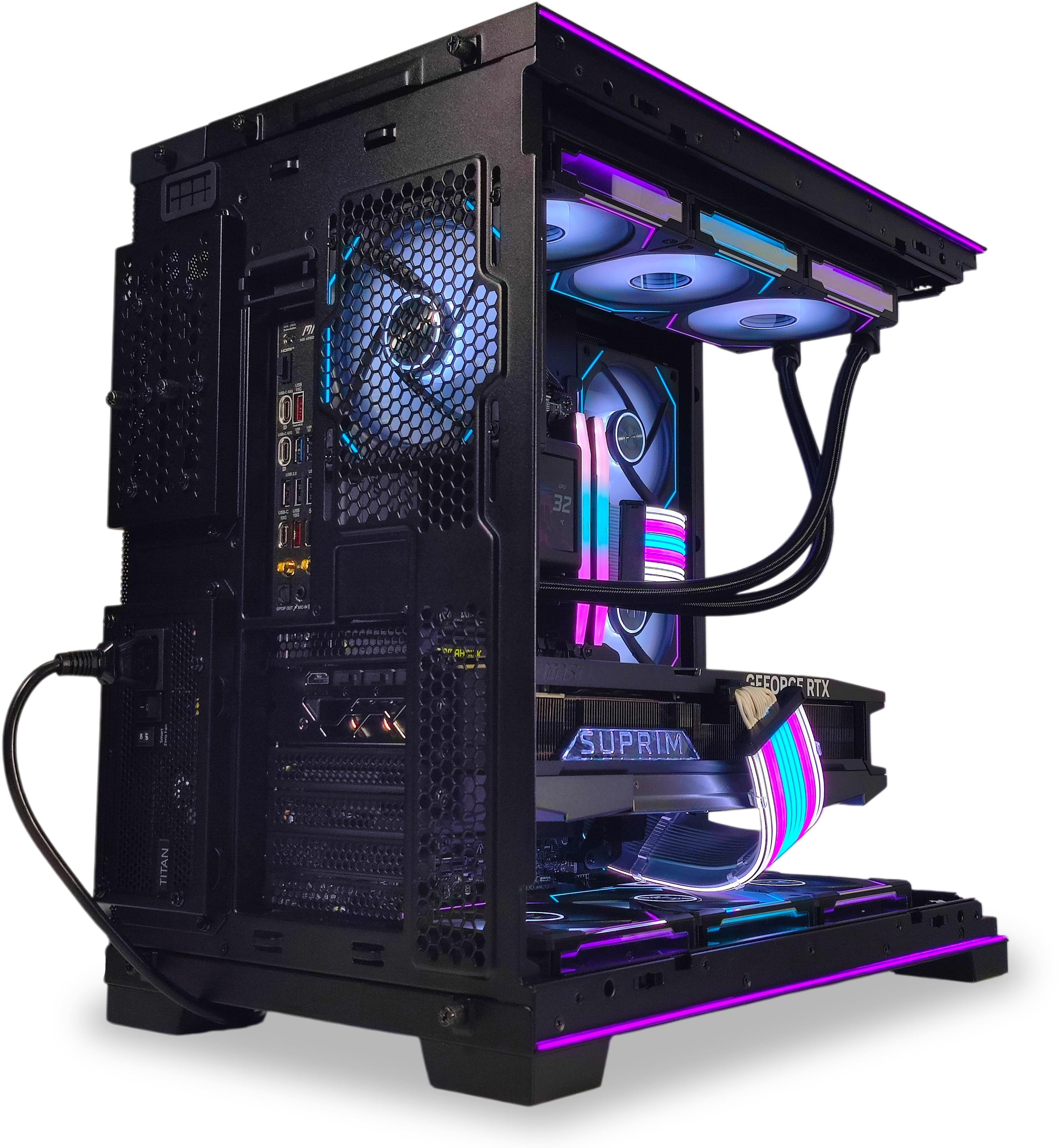 King Mod Systems - Ordenador King Mod Gamer-PC Ryzen 7 9800X3D 64GB DDR5 2TB RTX 5090 WiFi W11 V2