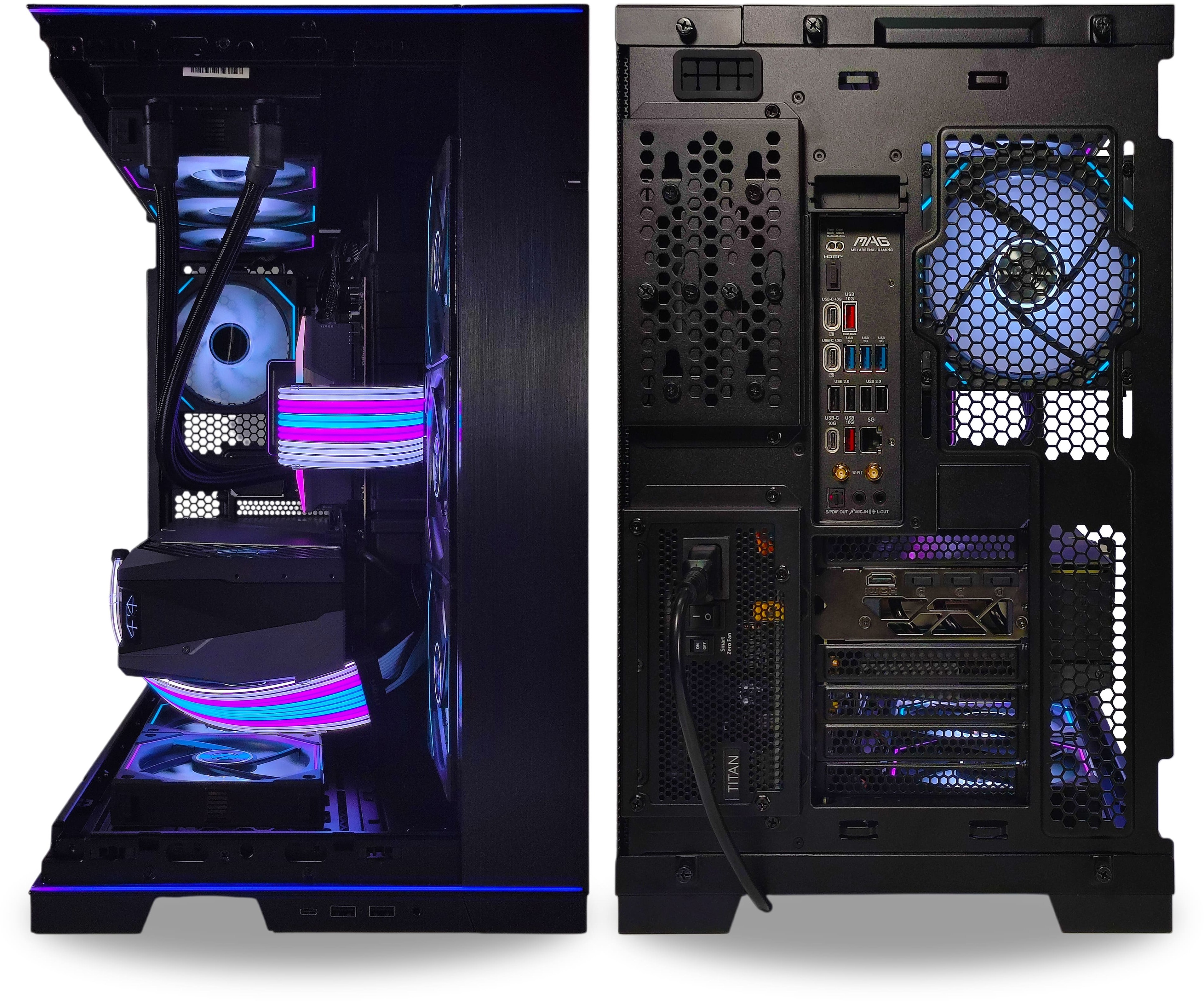 King Mod Systems - Ordenador King Mod Gamer-PC Ryzen 7 9800X3D 64GB DDR5 2TB RTX 5090 WiFi W11 V2