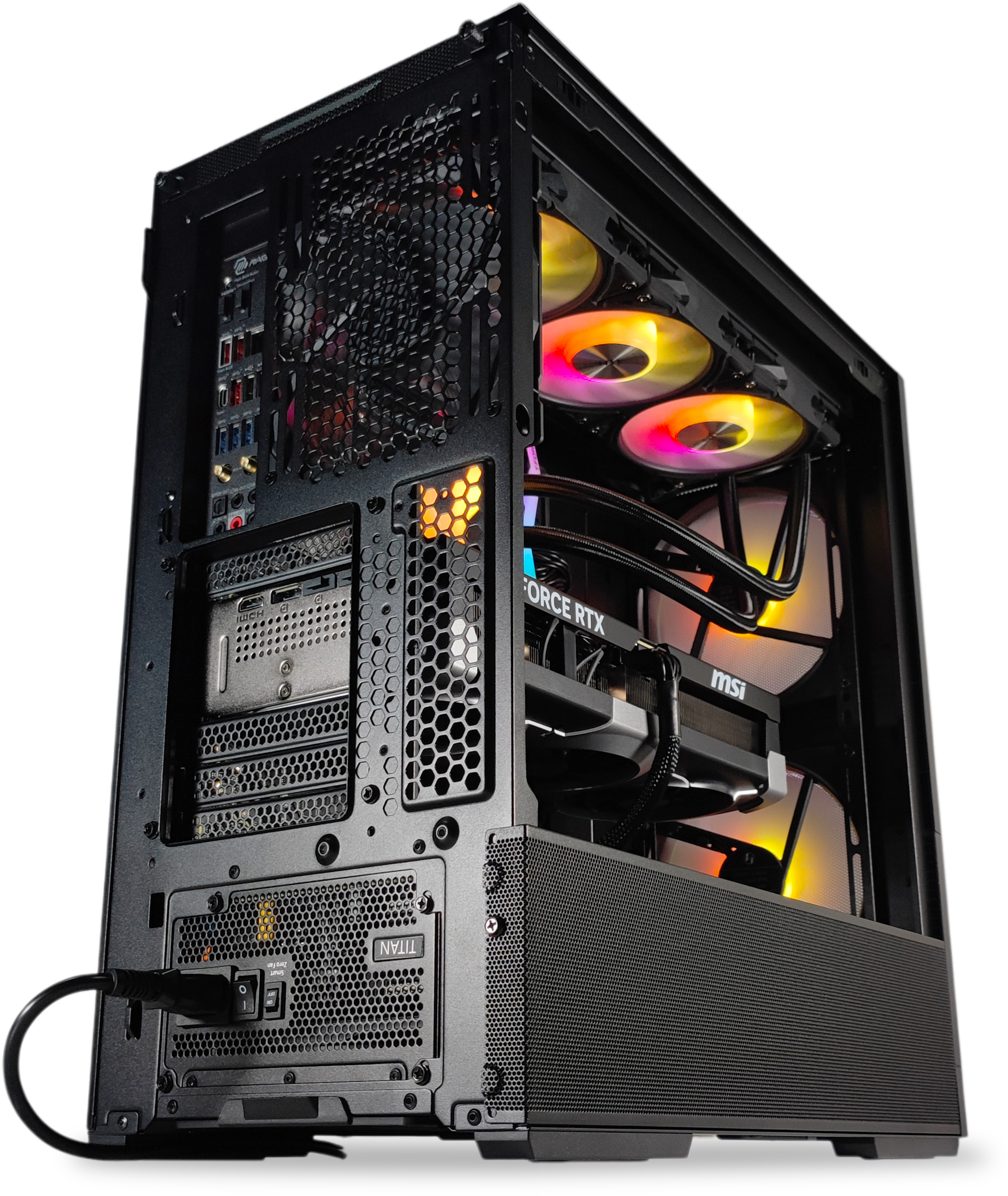 King Mod Systems - Ordenador King Mod Gamer-PC Ryzen 7 9800X3D 32GB DDR5 2TB RTX 5090 WiFi W11