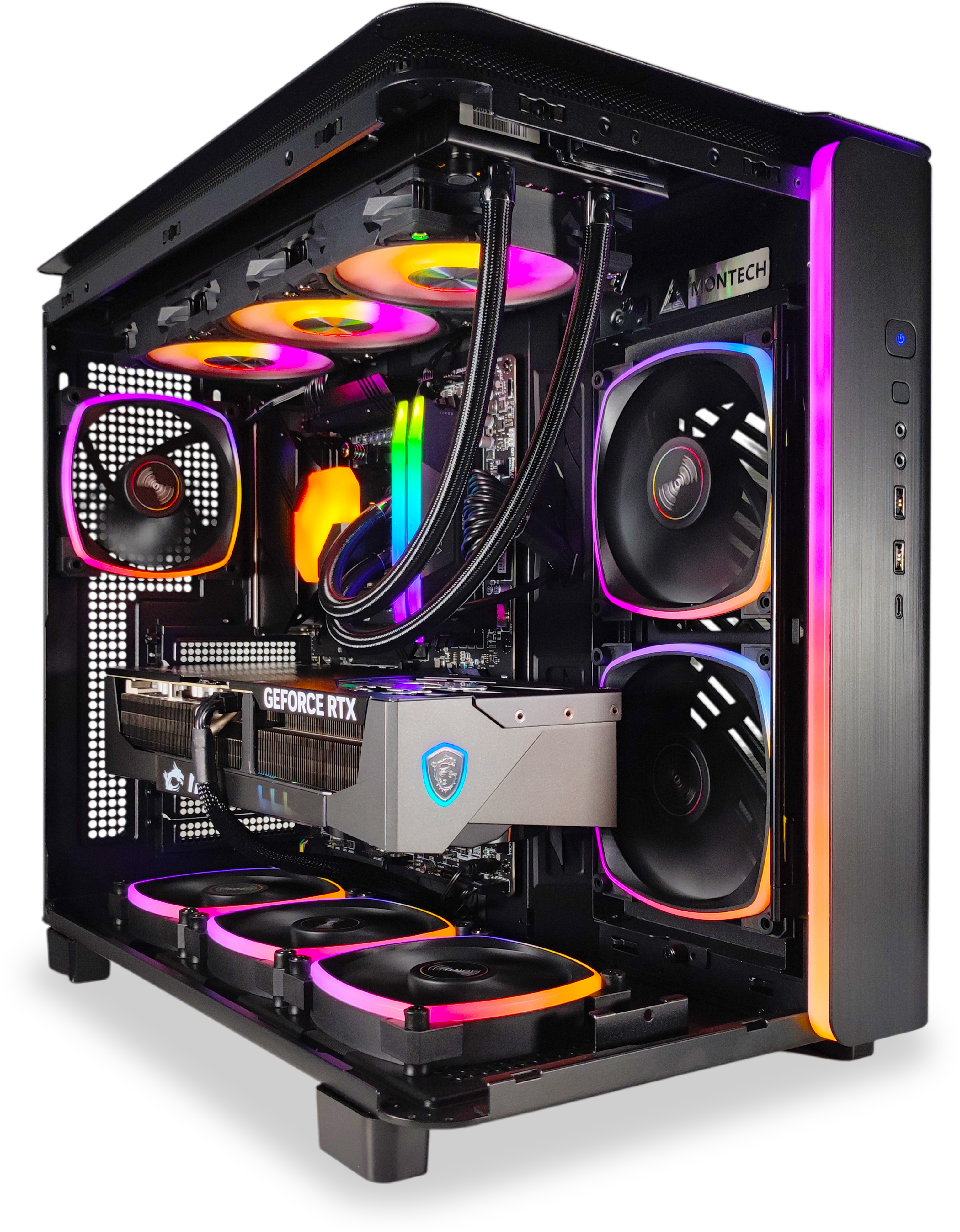 King Mod Systems - Ordenador King Mod Gamer-PC Ryzen 7 9800X3D 64GB DDR5 2TB RTX 5090 WiFi W11 V3