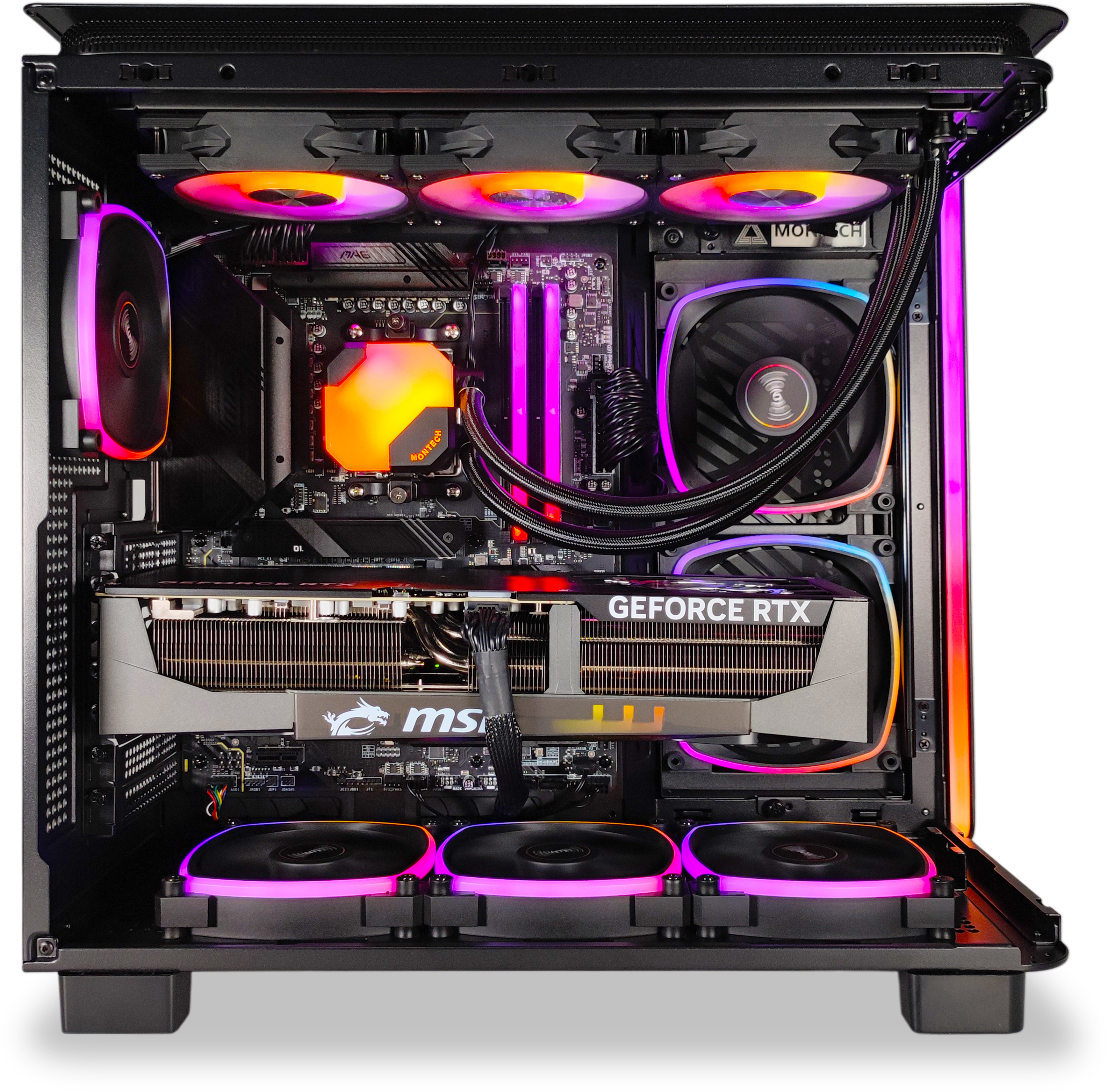 King Mod Systems - Ordenador King Mod Gamer-PC Ryzen 7 9800X3D 64GB DDR5 2TB RTX 5090 WiFi W11 V3