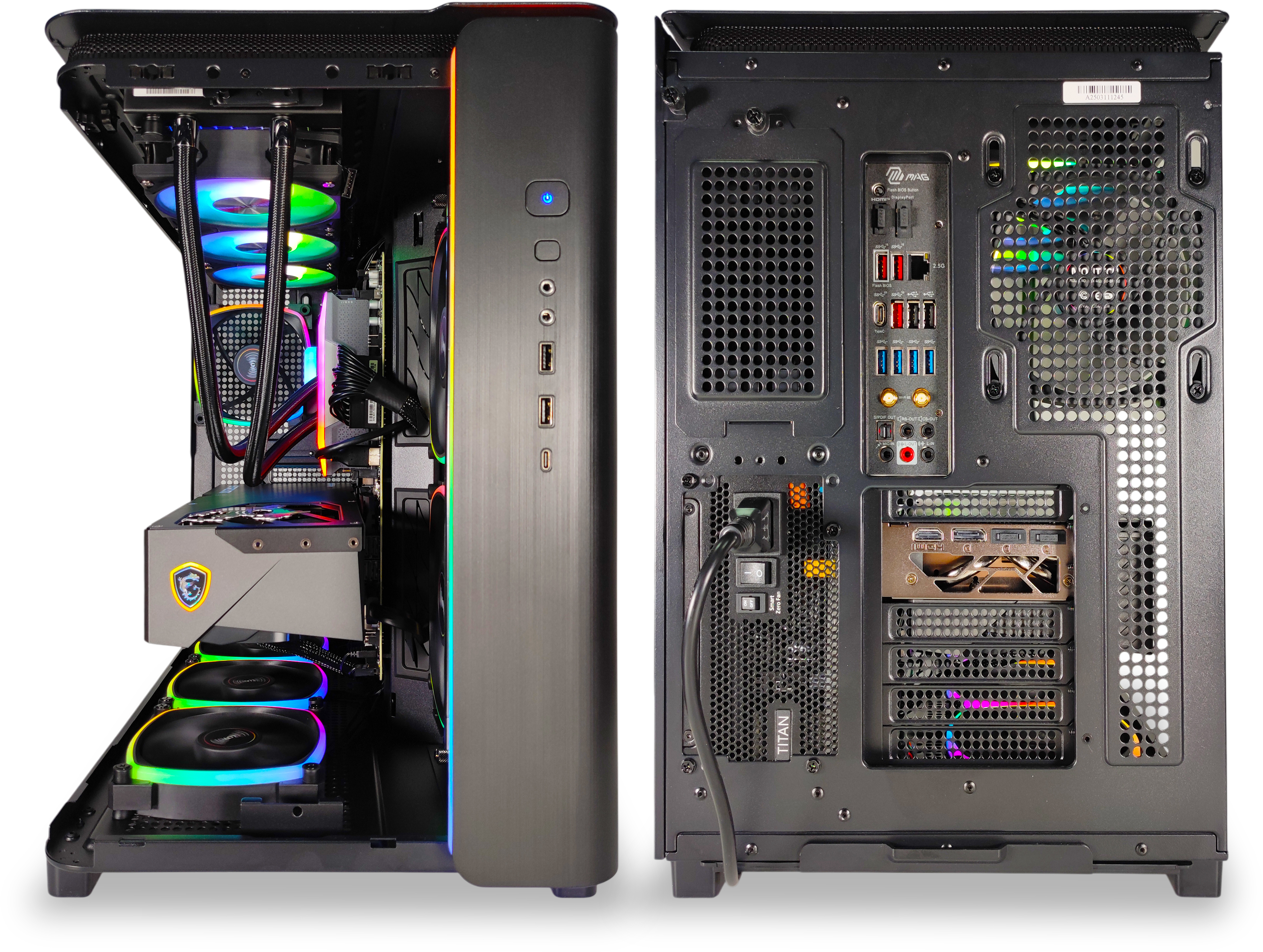 King Mod Systems - Ordenador King Mod Gamer-PC Ryzen 7 9800X3D 64GB DDR5 2TB RTX 5090 WiFi W11 V3