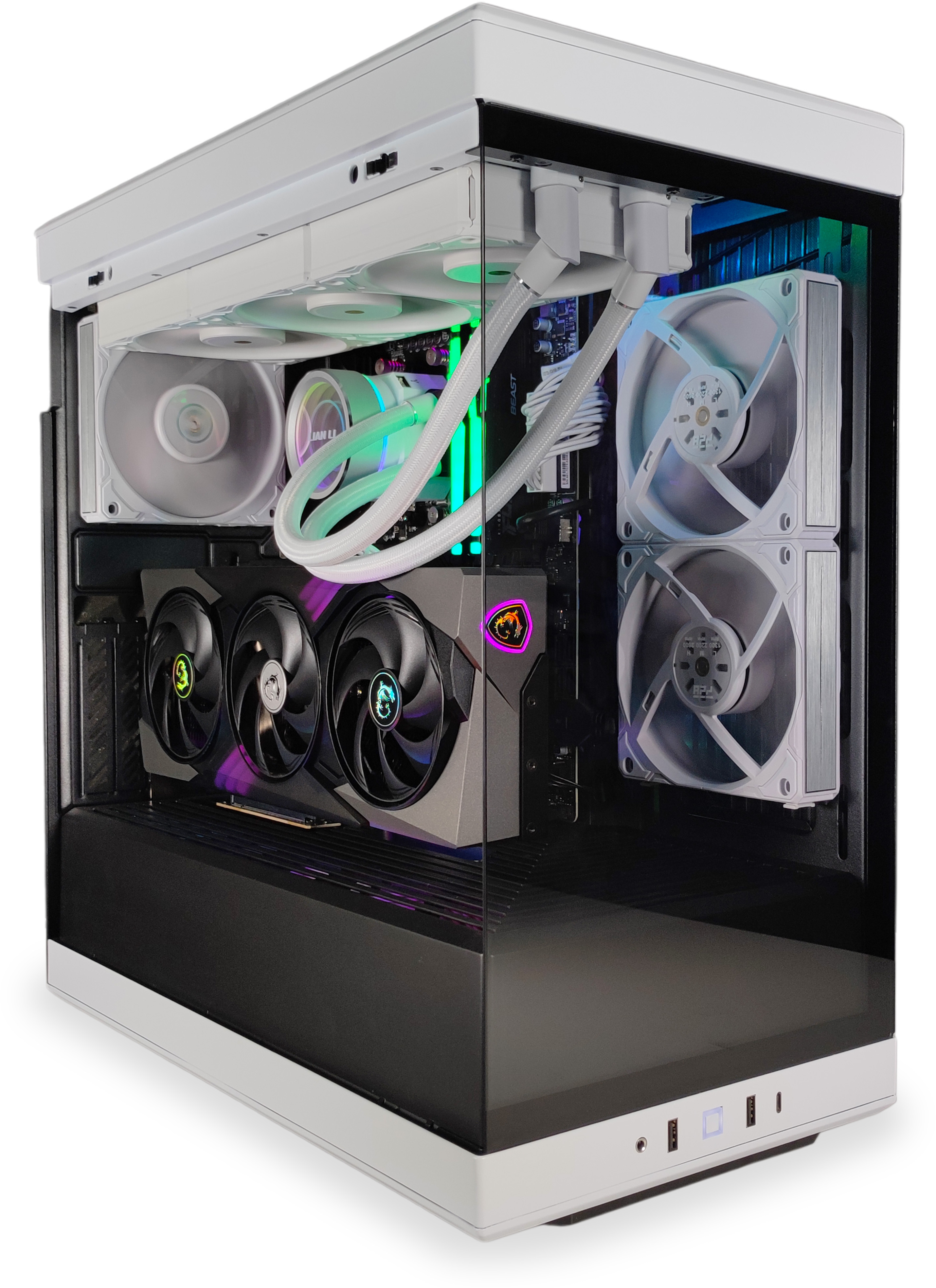 King Mod Systems - Ordenador King Mod Gamer-PC HYTE Ryzen 9 9900X 64GB DDR5 1TB RTX 5070 WiFi W11
