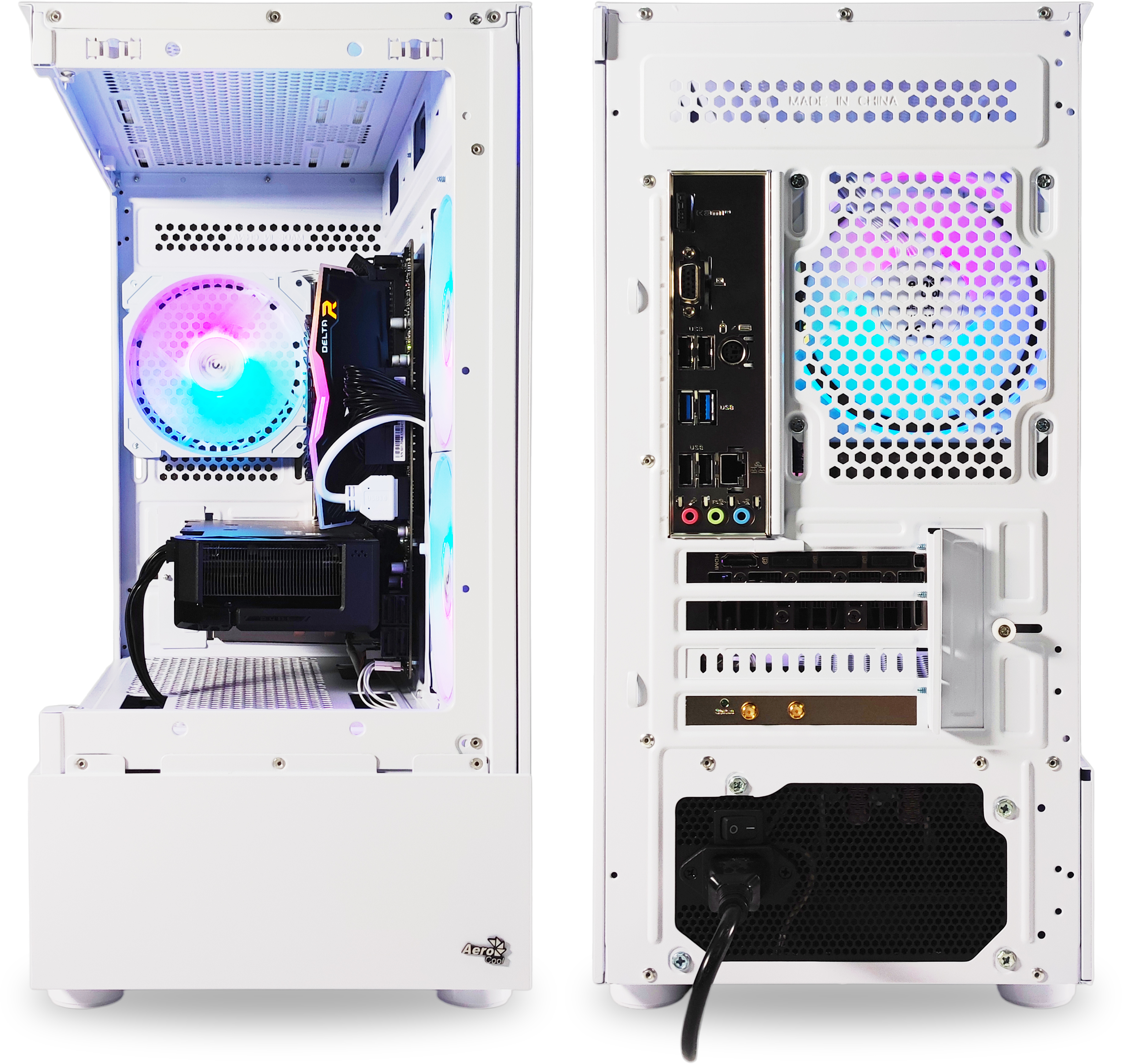 King Mod Systems - Ordenador King Mod Limited-PC Intel i5 14400F 32GB DDR4 1TB RTX 4060 WiFi W11