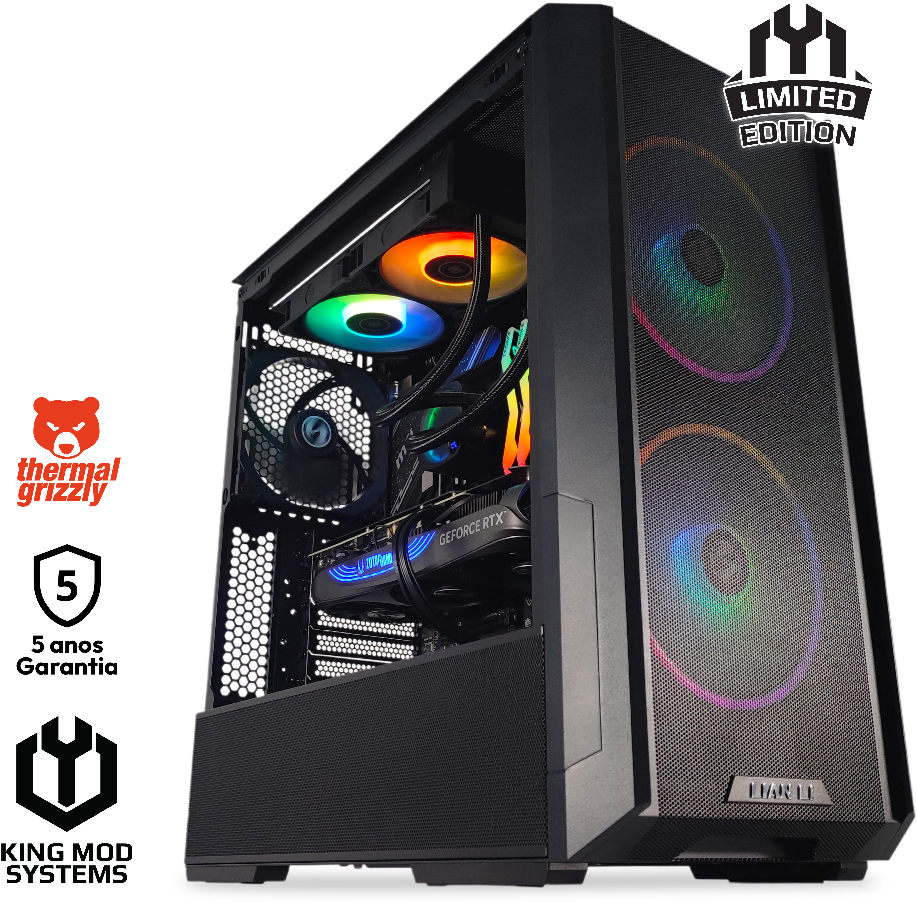 Ordenador King Mod Limited-PC Intel i5 14600KF 32GB DDR5 1TB RTX 4070 SUPER WiFi W11