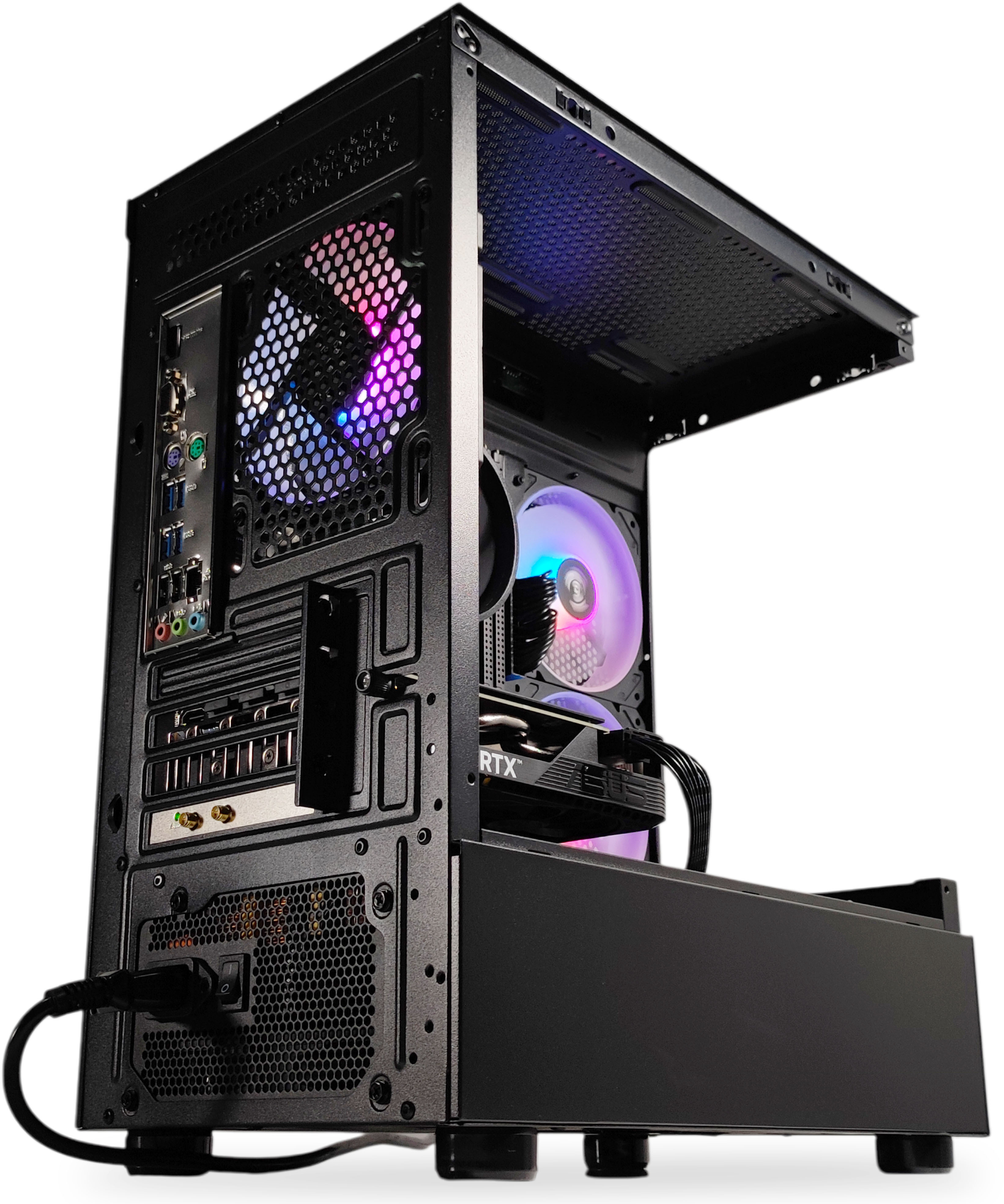 King Mod Systems - Ordenador King Mod Limited-PC Ryzen 5 7500F 32GB DDR5 1TB RTX 4060 WiFi W11