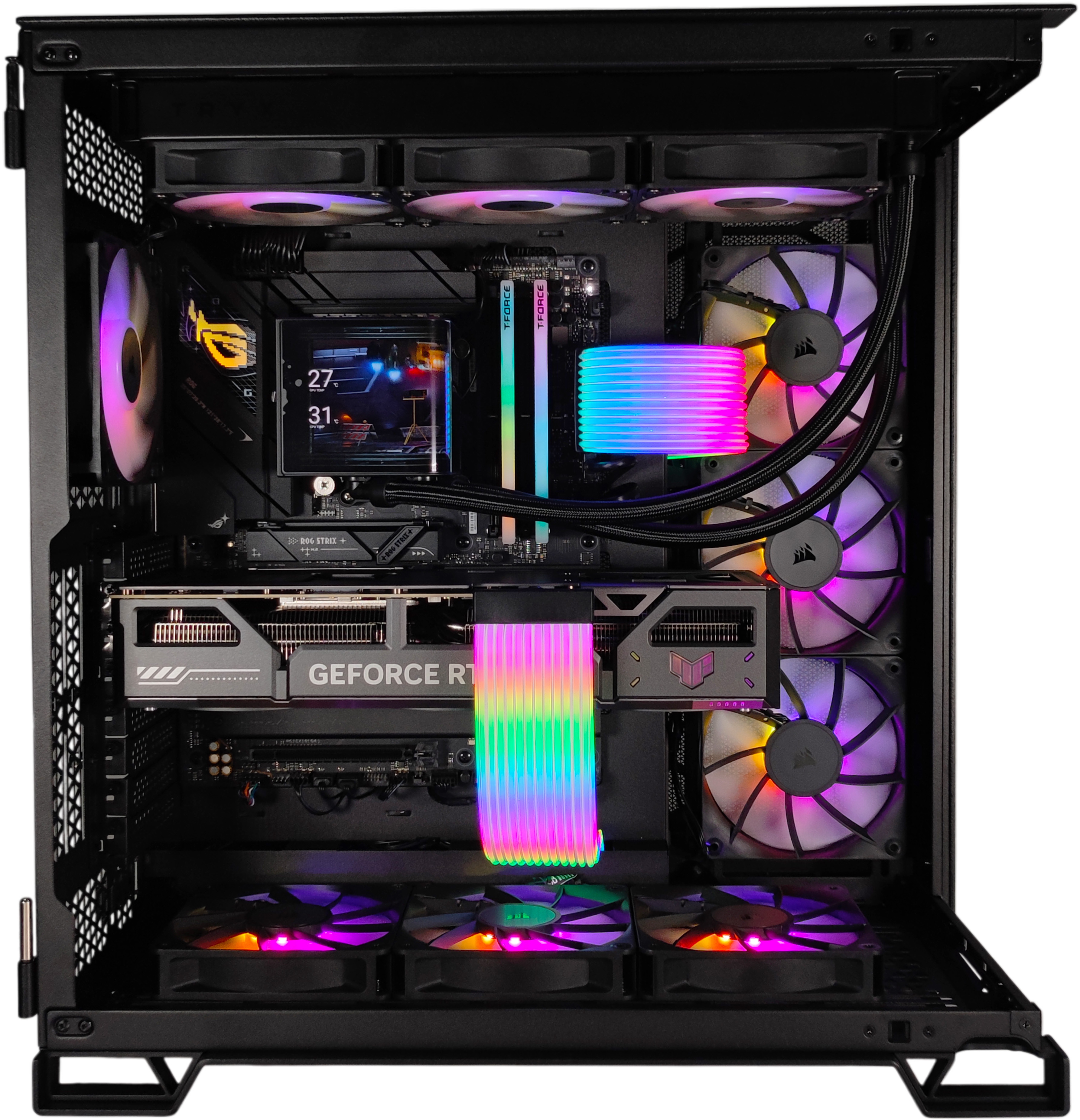 King Mod Systems - Ordenador King Mod Limited-PC Ryzen 7 9700X 32GB DDR5 1TB RTX 5070 Ti WiFi W11