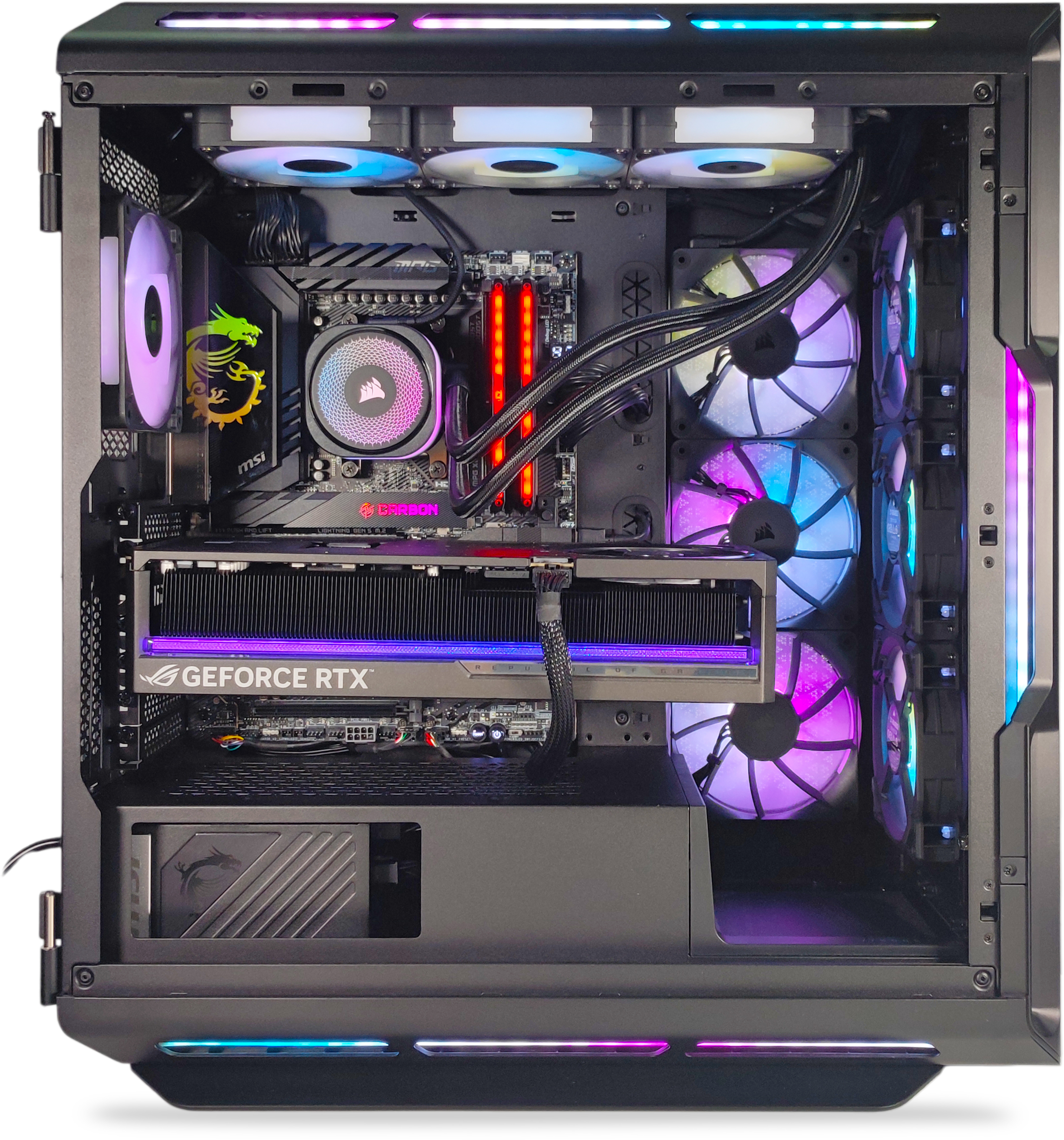 King Mod Systems - Ordenador King Mod Limited-PC Ryzen 9 9950X3D 64GB DDR5 2TB RTX 5080 WiFi W11
