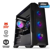 Ordenador King Mod Gamer-PC Powered by MSI Intel i5 14400F 32GB DDR5 1TB RTX 4060 WiFi W11