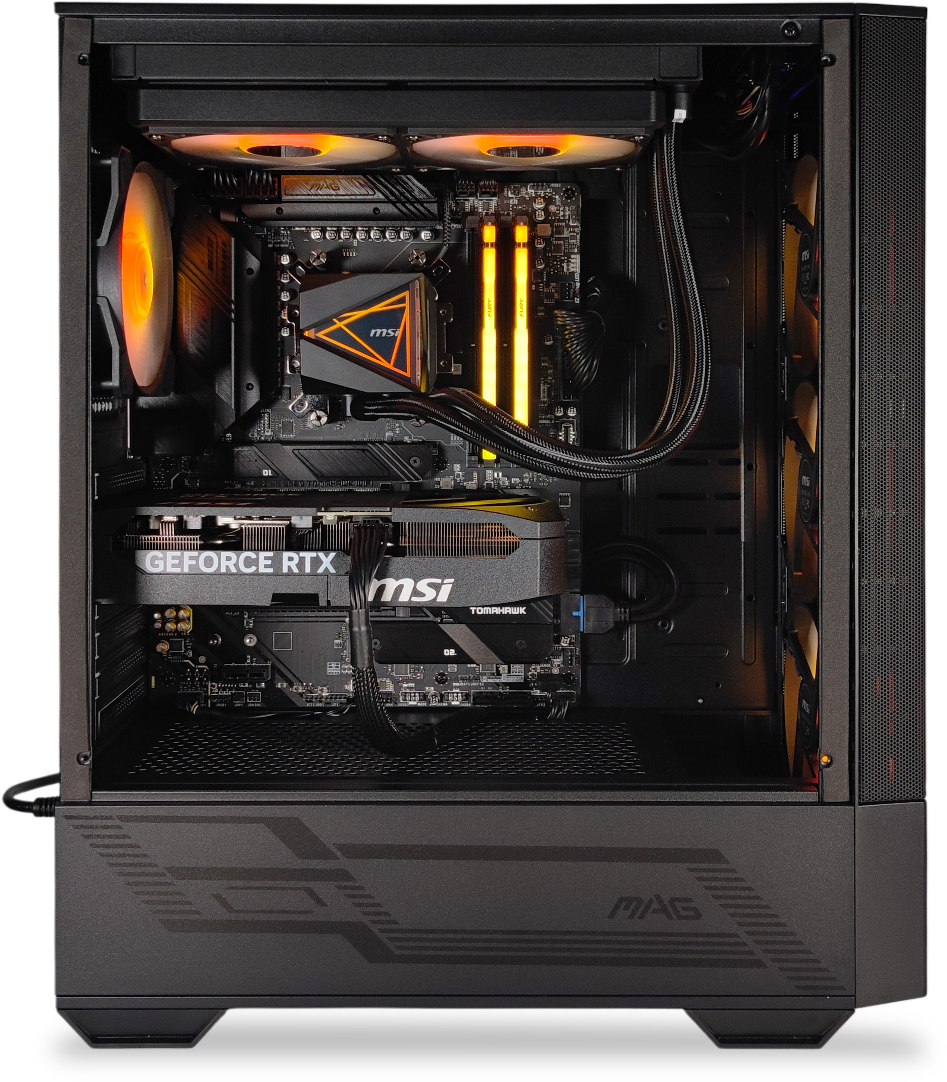 King Mod Systems - Ordenador King Mod Gamer-PC Powered by MSI Ryzen 7 7800X3D 32GB DDR5 1TB RTX 5070 WiFi W11