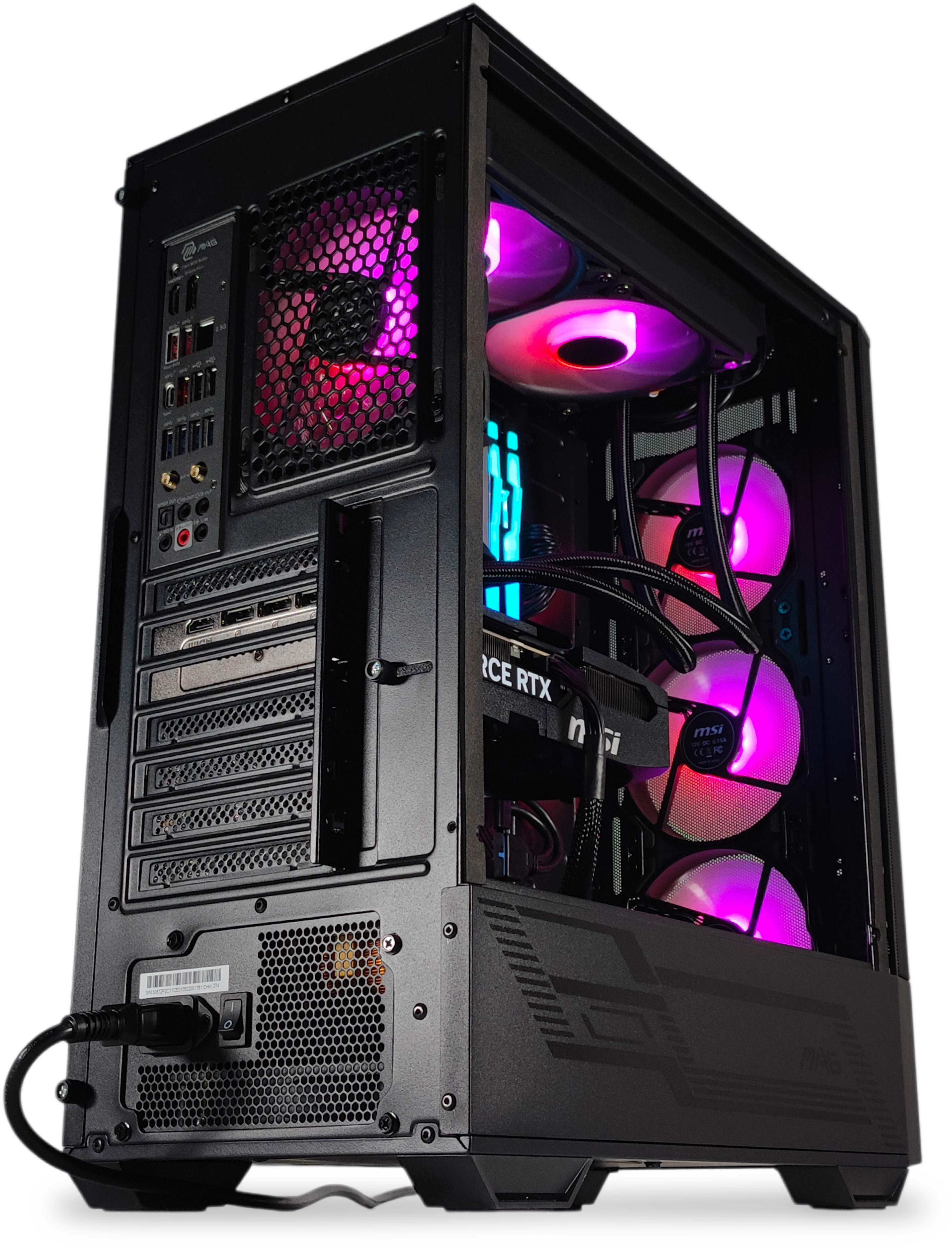 King Mod Systems - Ordenador King Mod Gamer-PC Powered by MSI Ryzen 7 7800X3D 32GB DDR5 1TB RTX 5070 WiFi W11