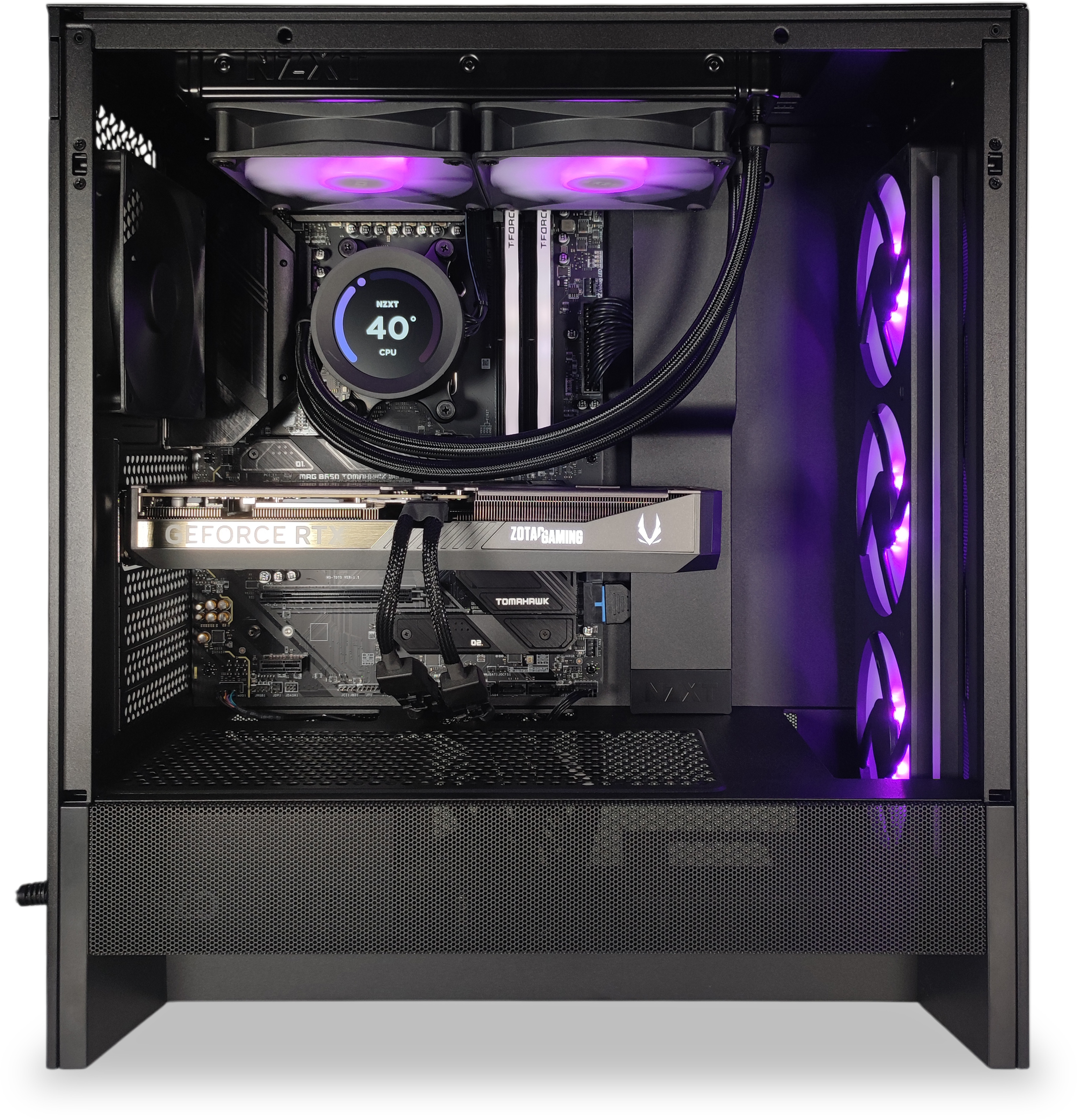 King Mod Systems - Ordenador King Mod Gamer-PC NZXT Ryzen 5 9600X 32GB DDR5 1TB RTX 5070 WiFi W11