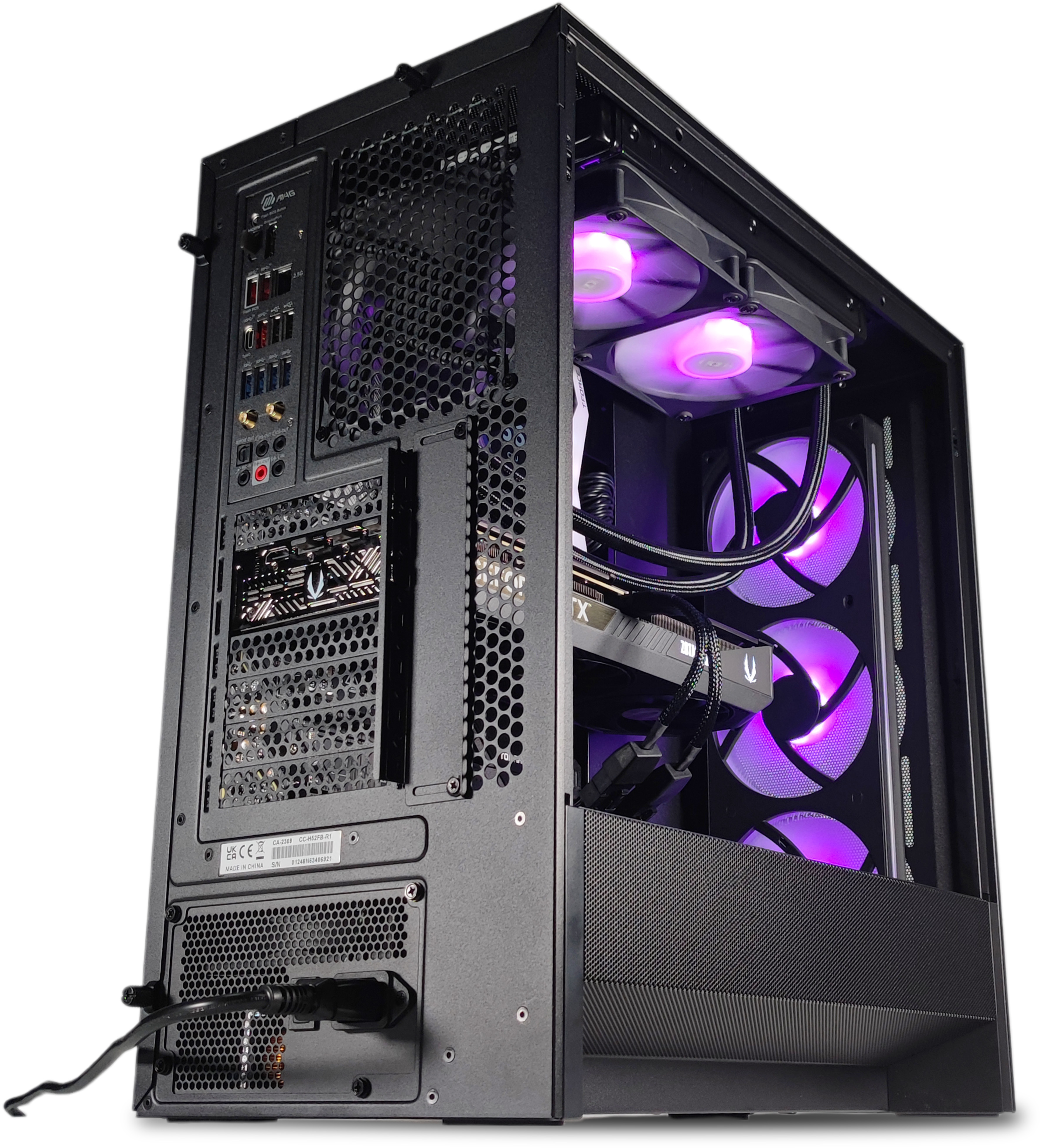 King Mod Systems - Ordenador King Mod Gamer-PC NZXT Ryzen 5 9600X 32GB DDR5 1TB RTX 5070 WiFi W11