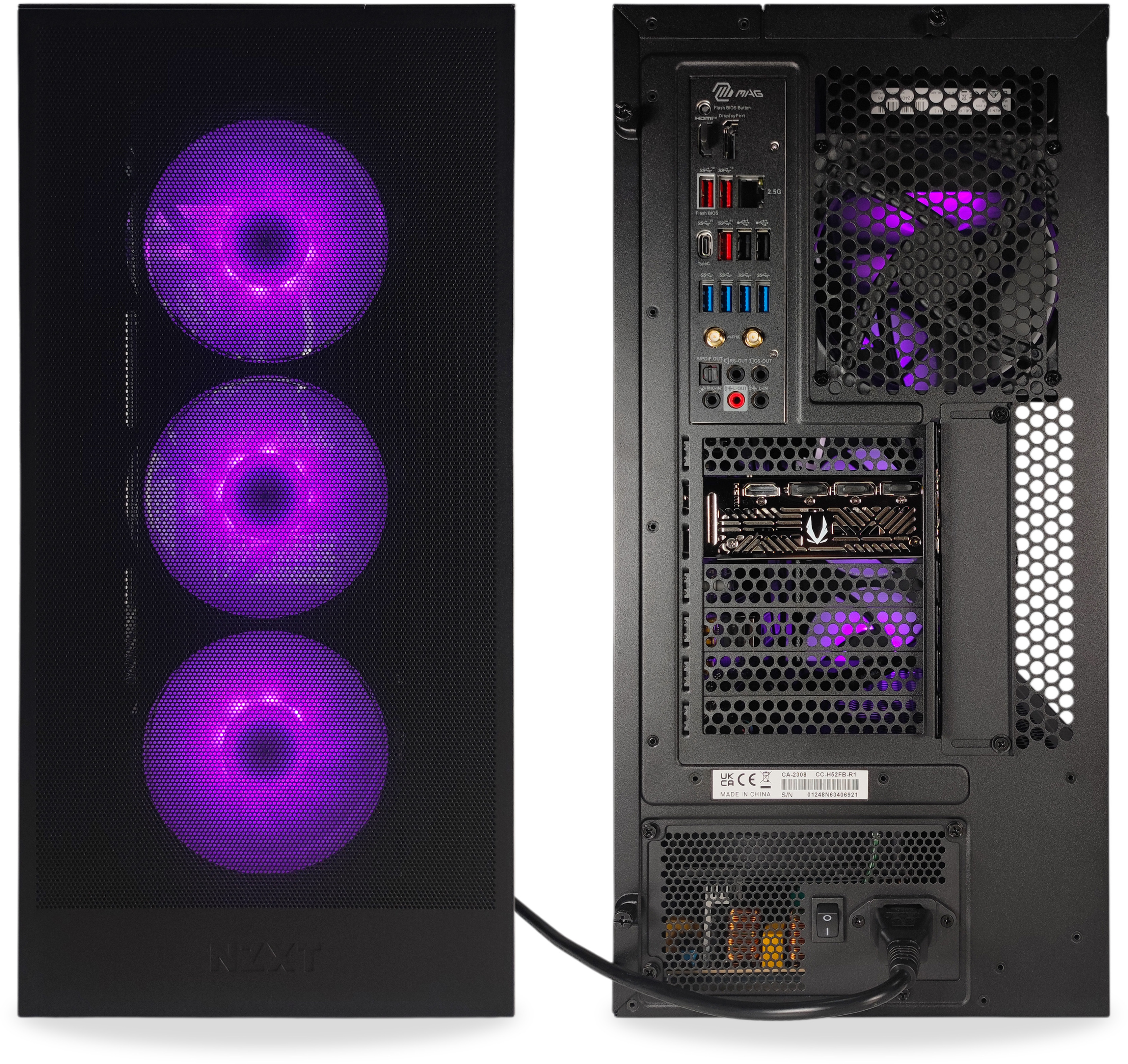 King Mod Systems - Ordenador King Mod Gamer-PC NZXT Ryzen 5 9600X 32GB DDR5 1TB RTX 5070 WiFi W11