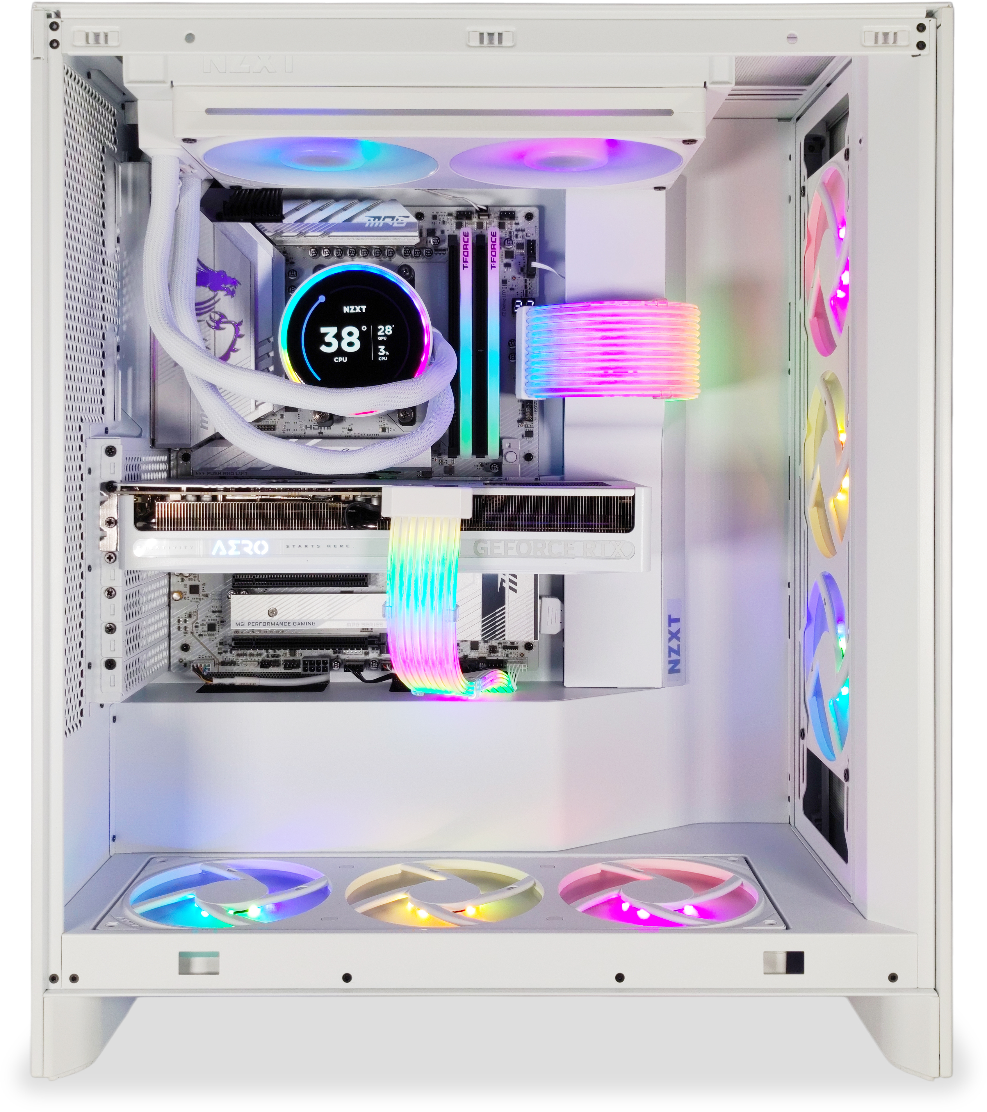 King Mod Systems - Ordenador King Mod Gamer-PC NZXT Ryzen 7 9800X3D 32GB DDR5 2TB RTX 5080 WiFi W11