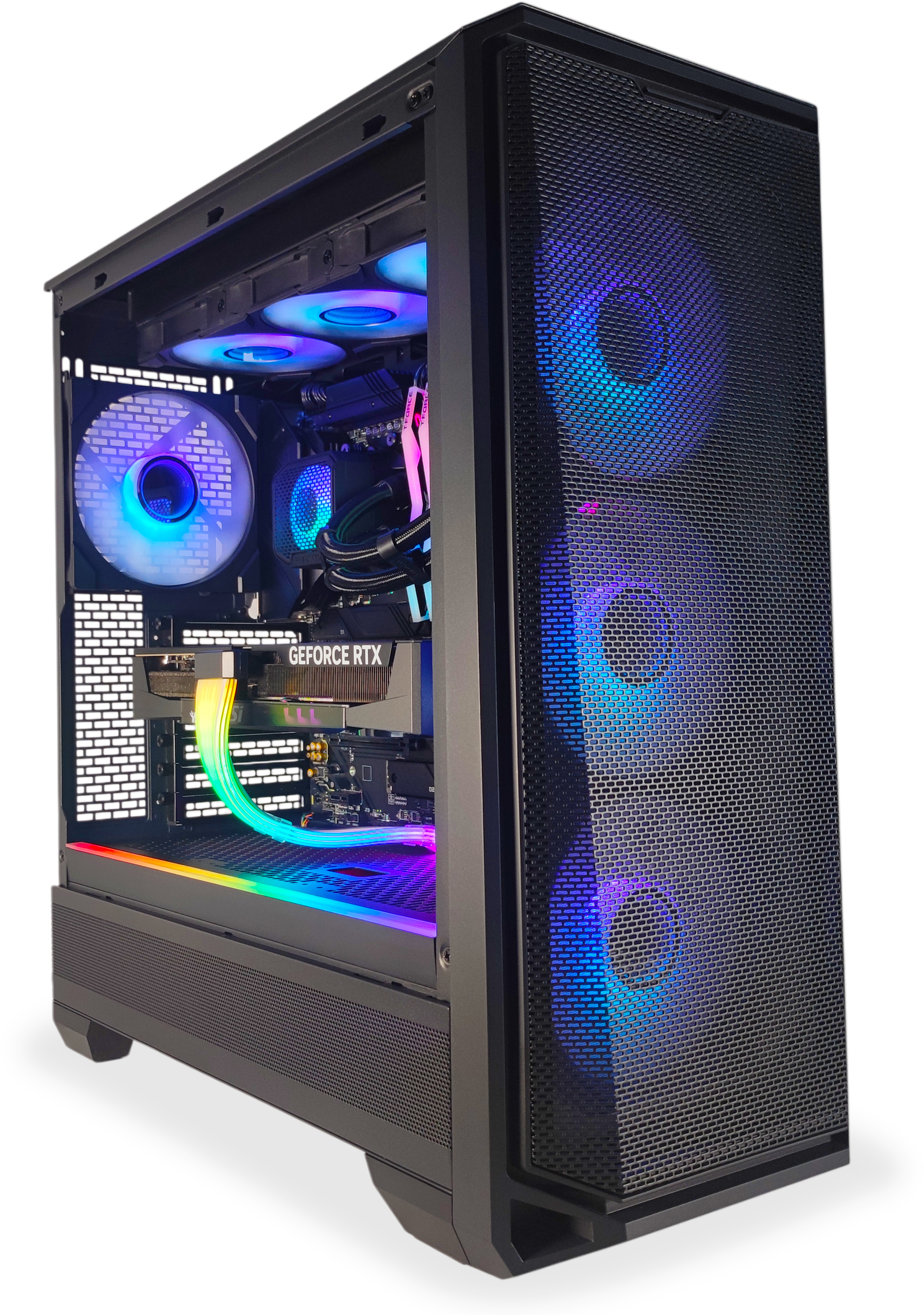 King Mod Systems - Ordenador King Mod Gamer-PC Ryzen 7 9700X 32GB DDR5 1TB RTX 5070 WiFi W11