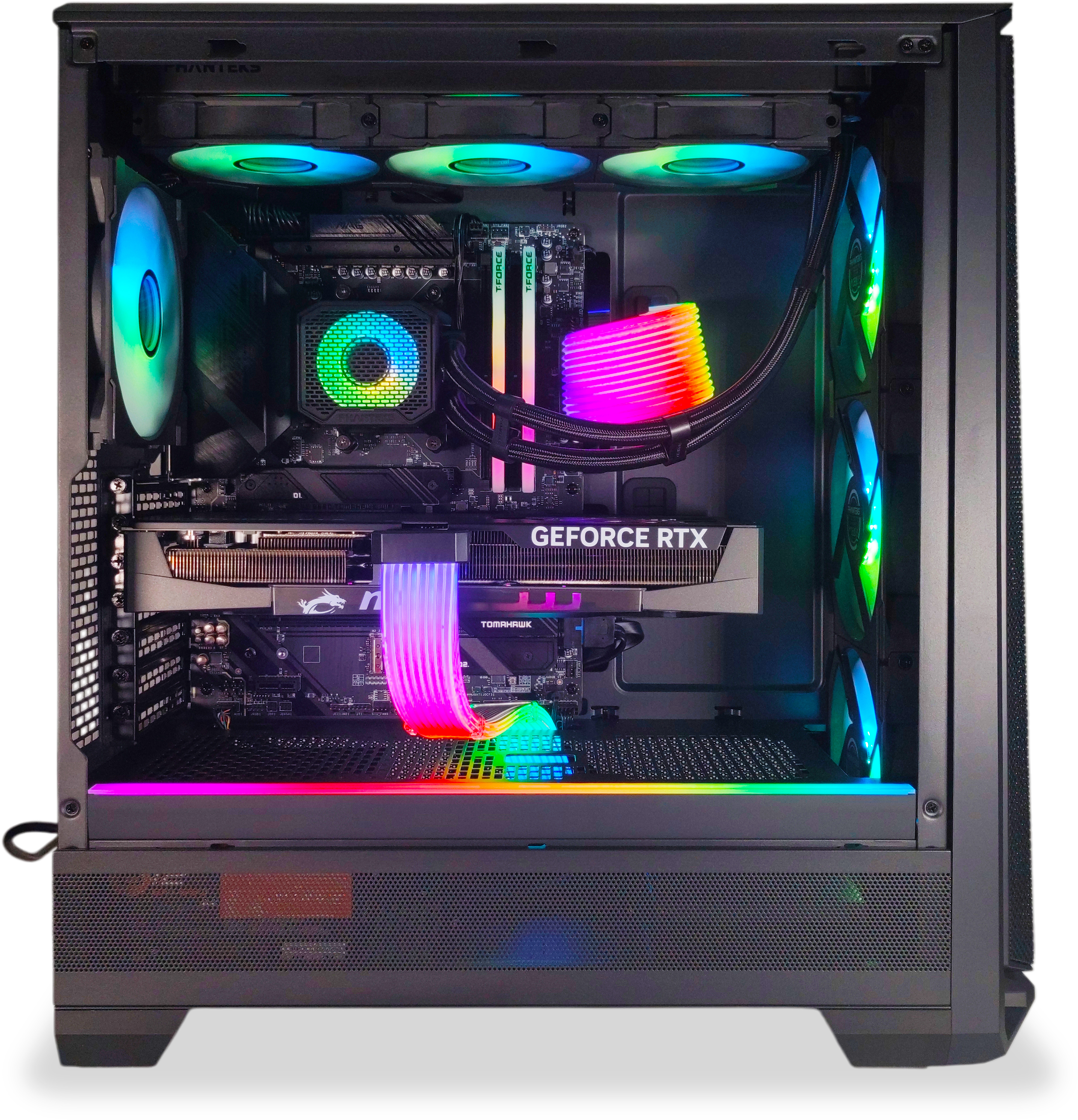 King Mod Systems - Ordenador King Mod Gamer-PC Ryzen 7 9700X 32GB DDR5 1TB RTX 5070 WiFi W11