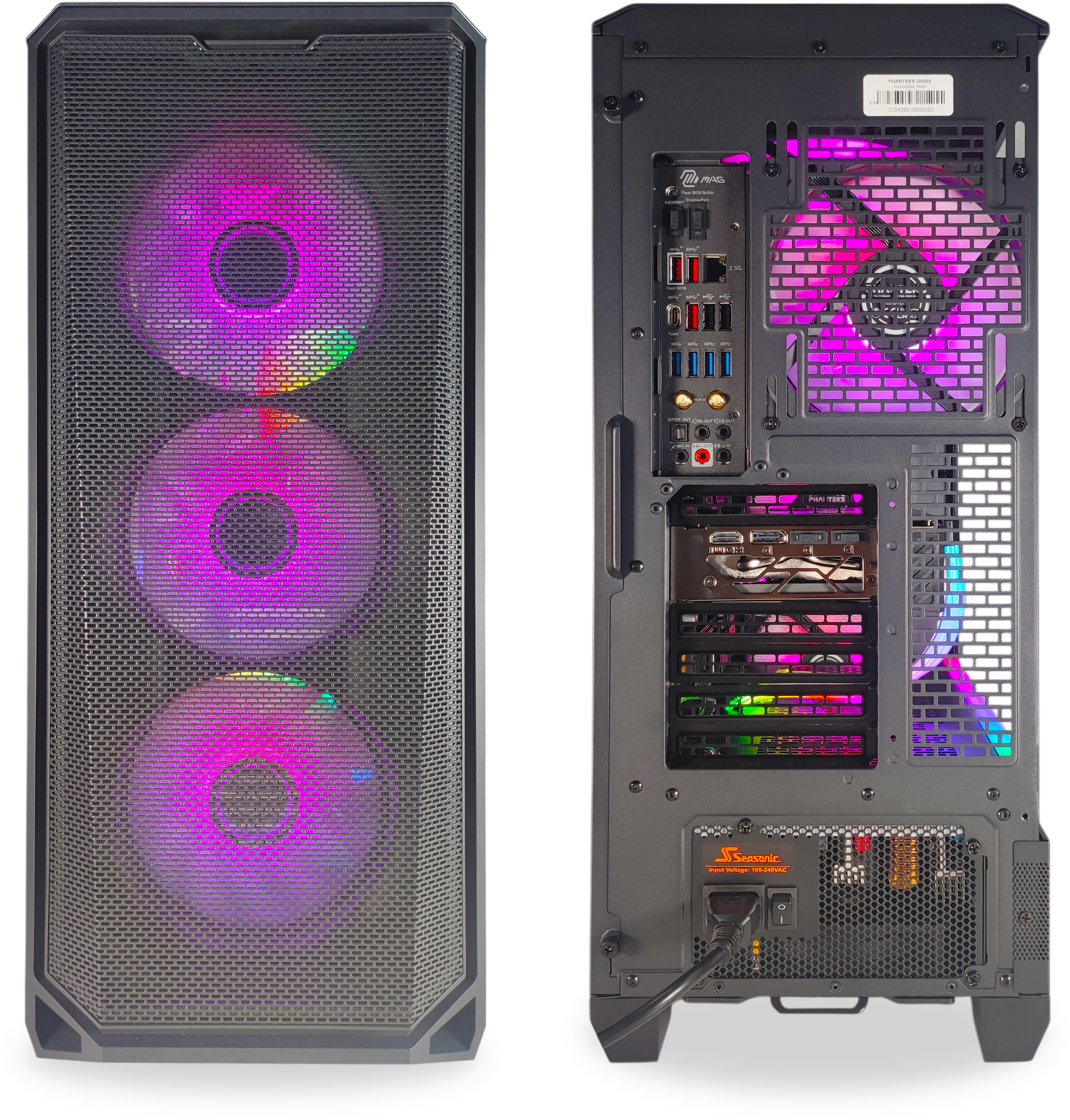 King Mod Systems - Ordenador King Mod Gamer-PC Ryzen 7 9700X 32GB DDR5 1TB RTX 5070 WiFi W11