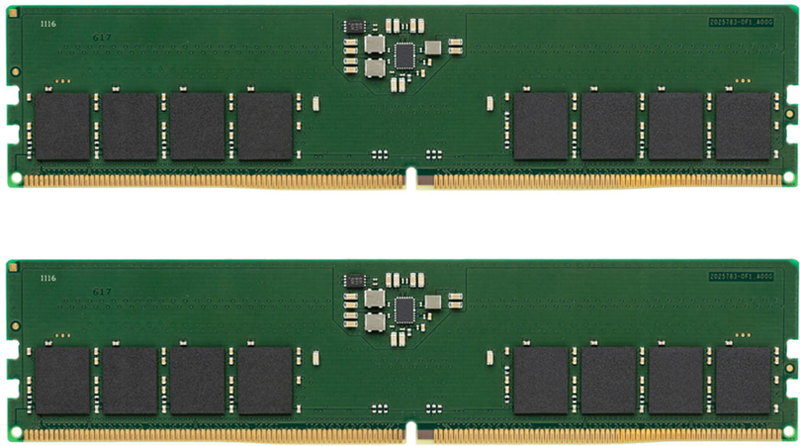 Kingston - Kingston Kit 32GB (2 x 16GB) DDR5 4800MHz ValueRAM 1R CL40