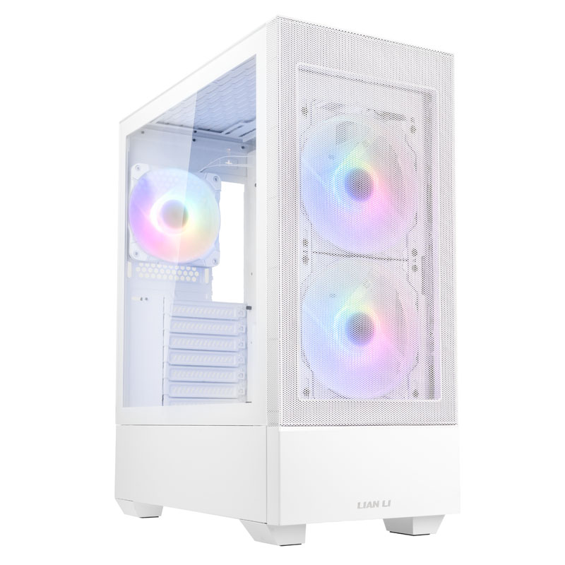 Lian Li - Caja ATX Lian Li Lancool 205 Mesh-C Blanca Vidrio Templado