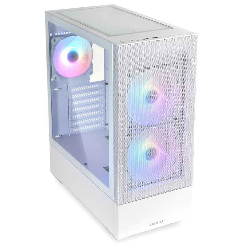 Lian Li - Caja ATX Lian Li Lancool 205 Mesh-C Blanca Vidrio Templado