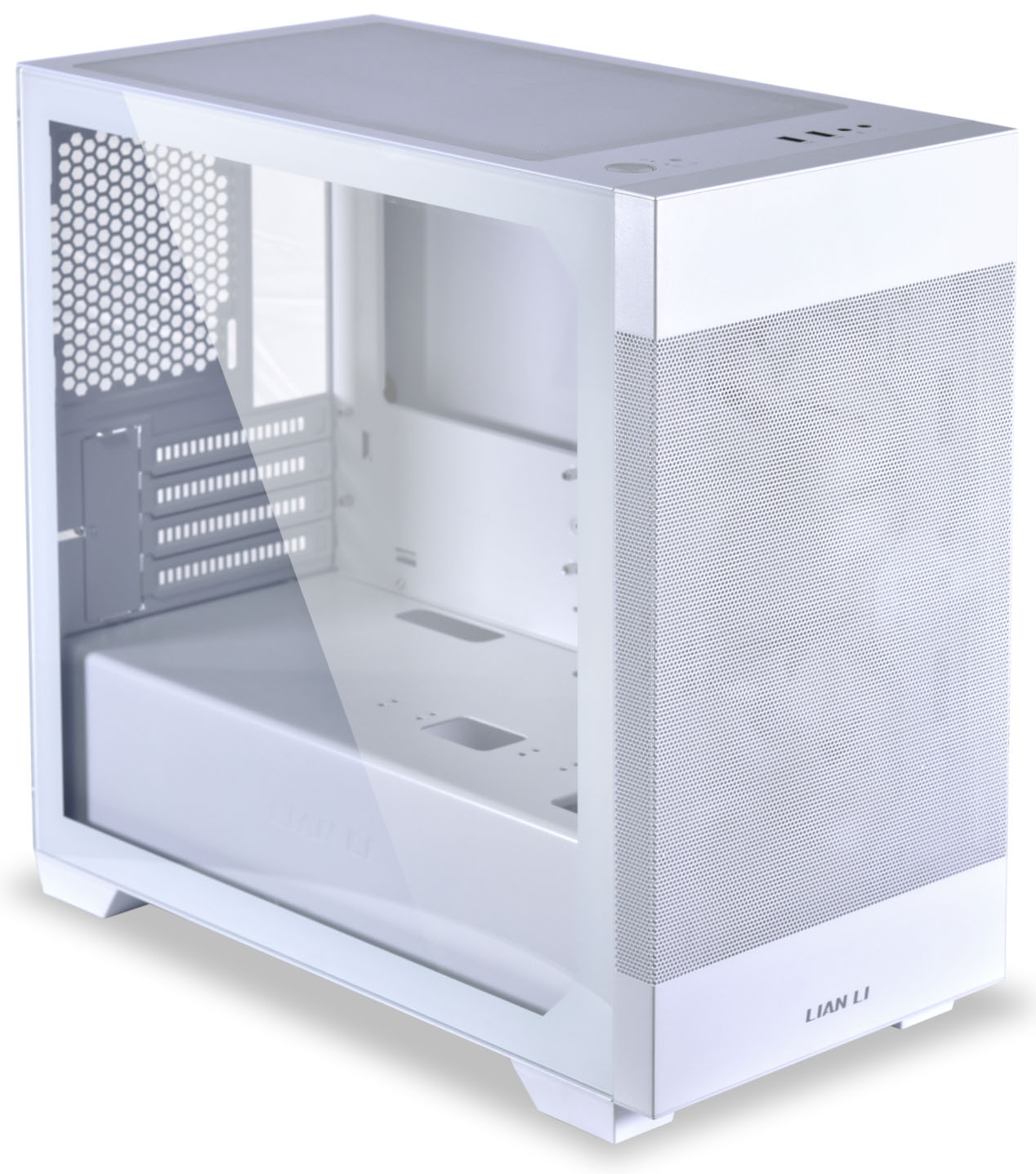 Lian Li - Caja Micro-ATX Lian Li Lancool 205M Mesh Snow Vidrio Templado