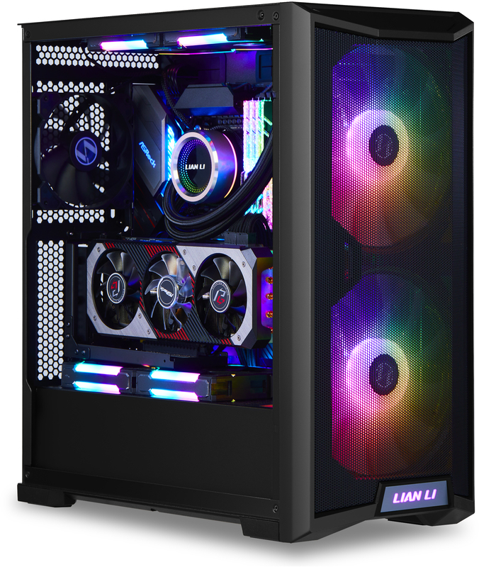 Lian Li - ** B Grade ** Caja ATX Lian Li Lancool 215 ARGB Negro Vidrio Templado