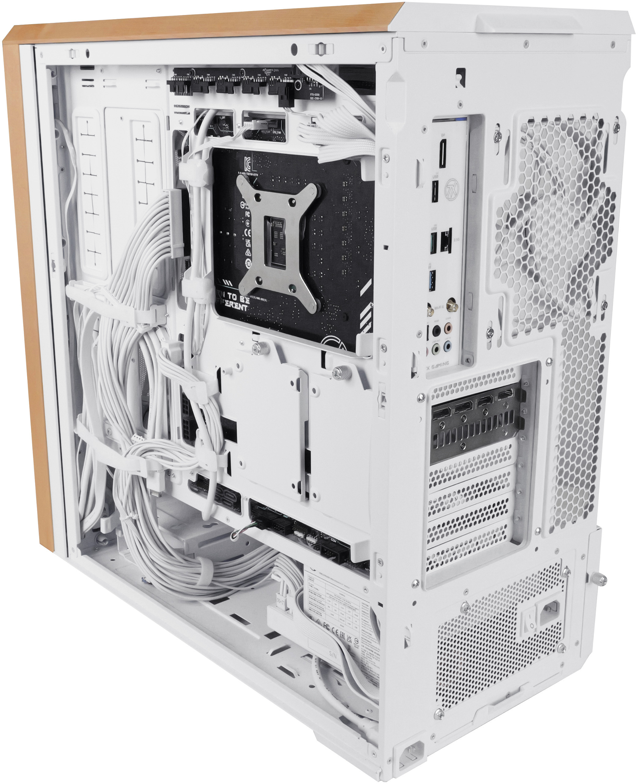 Lian Li - Caja ATX Lian Li Lancool 217 Blanca Vidrio Templado