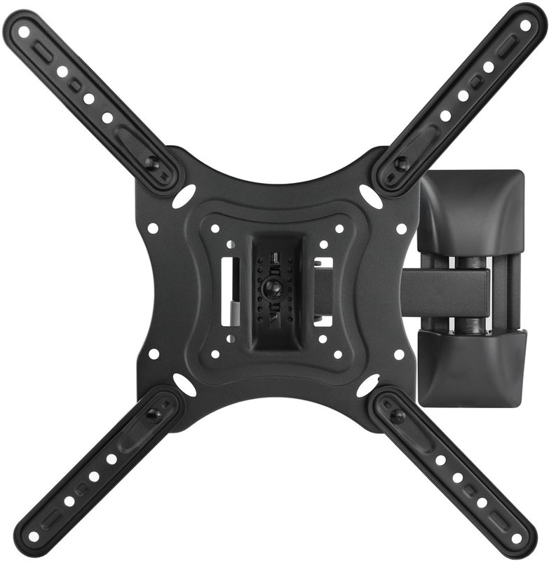 Tooq - Soporte de Pared Tooq Tilt e GiRatónrio 2 Pivots 23" a 55" Max. 30kg Negro